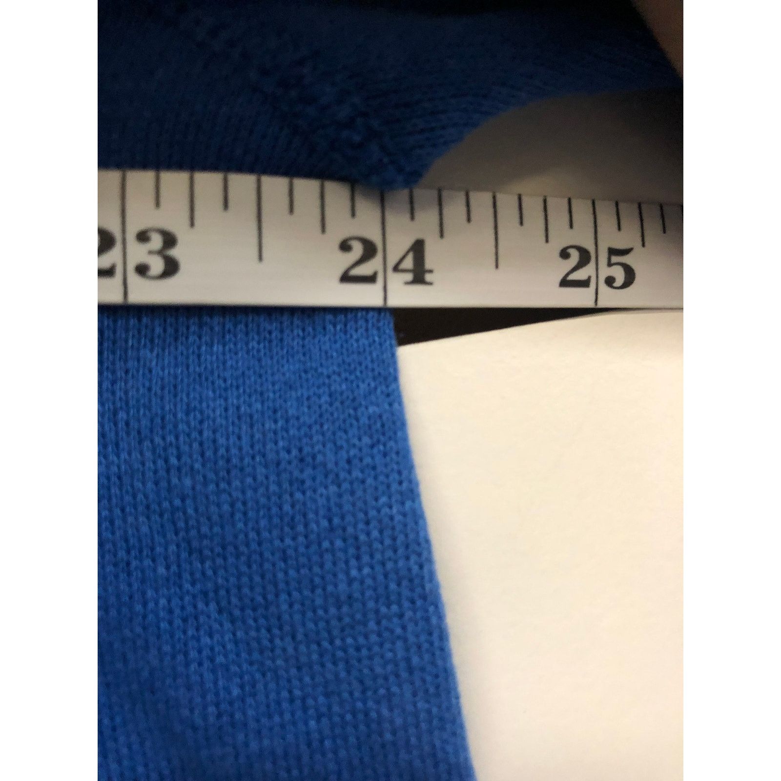 Tultex Vintage Blank blue Sweatshirt size XL 1980s 50/50 poly cott Size US XL / EU 56 / 4 - 7 Thumbnail