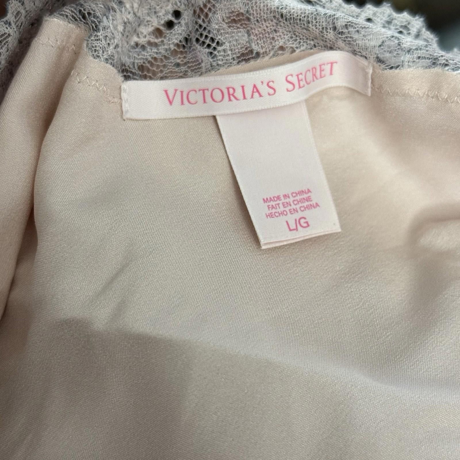 Designer Victoria Secret Lace Slip L Size ONE SIZE - 8 Thumbnail