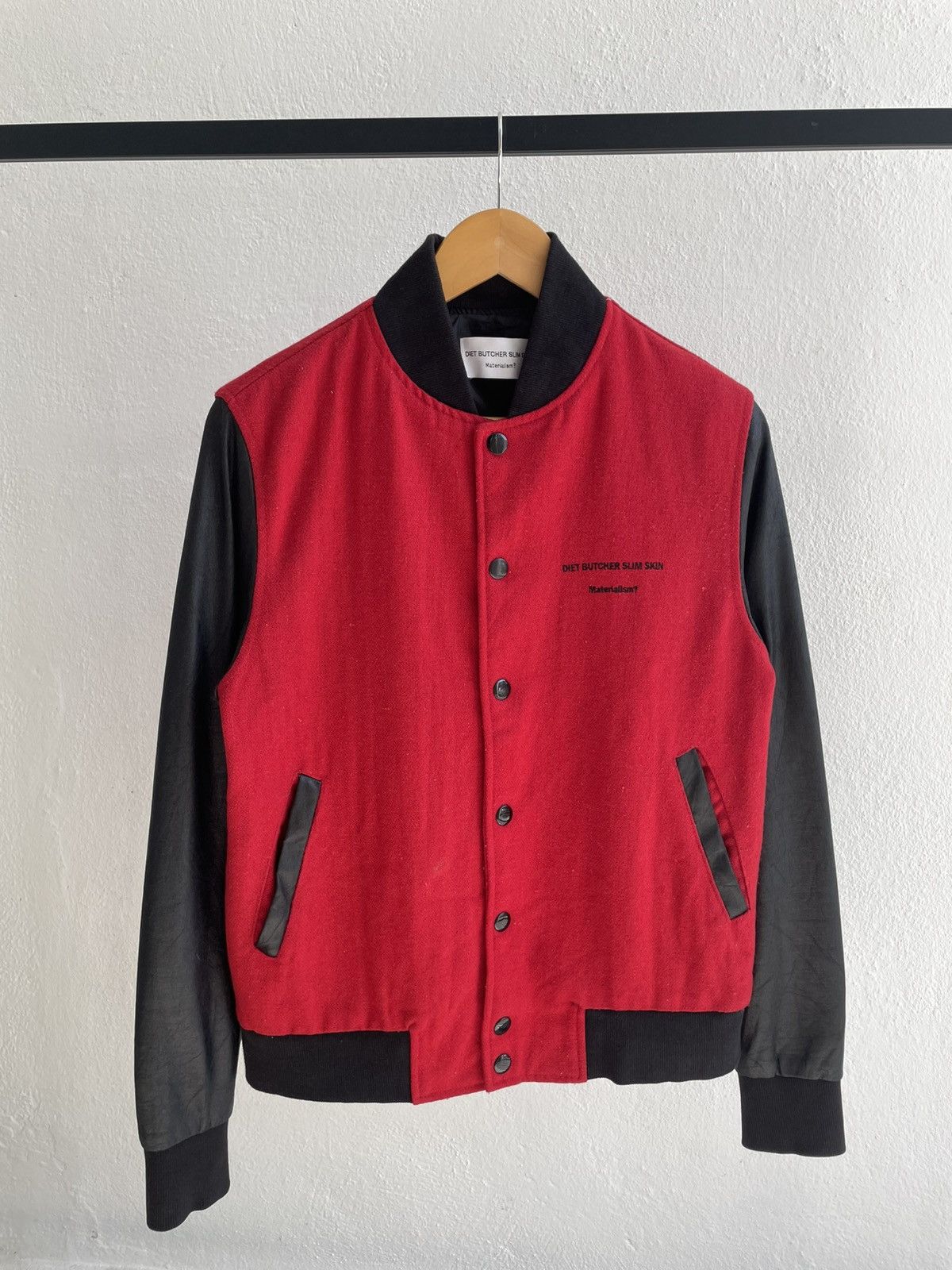 Diet Butcher Slim Skin Diet Butcher Slim Skin "Materialism" The Eyes Varisty Jacket Size US M / EU 48-50 / 2 - 4 Thumbnail