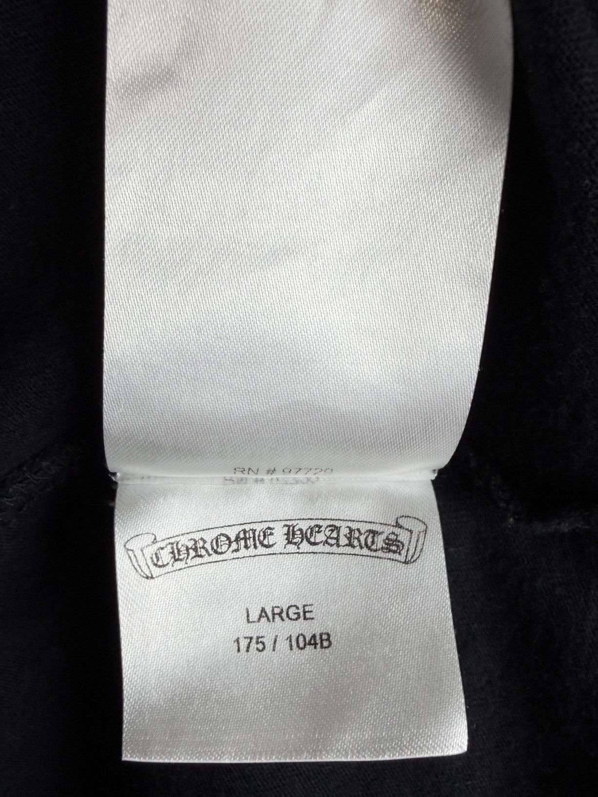 Chrome Hearts Chrome Hearts Back Logo Scroll Plus Longsleeve Tshirt Black Size US L / EU 52-54 / 3 - 11 Thumbnail