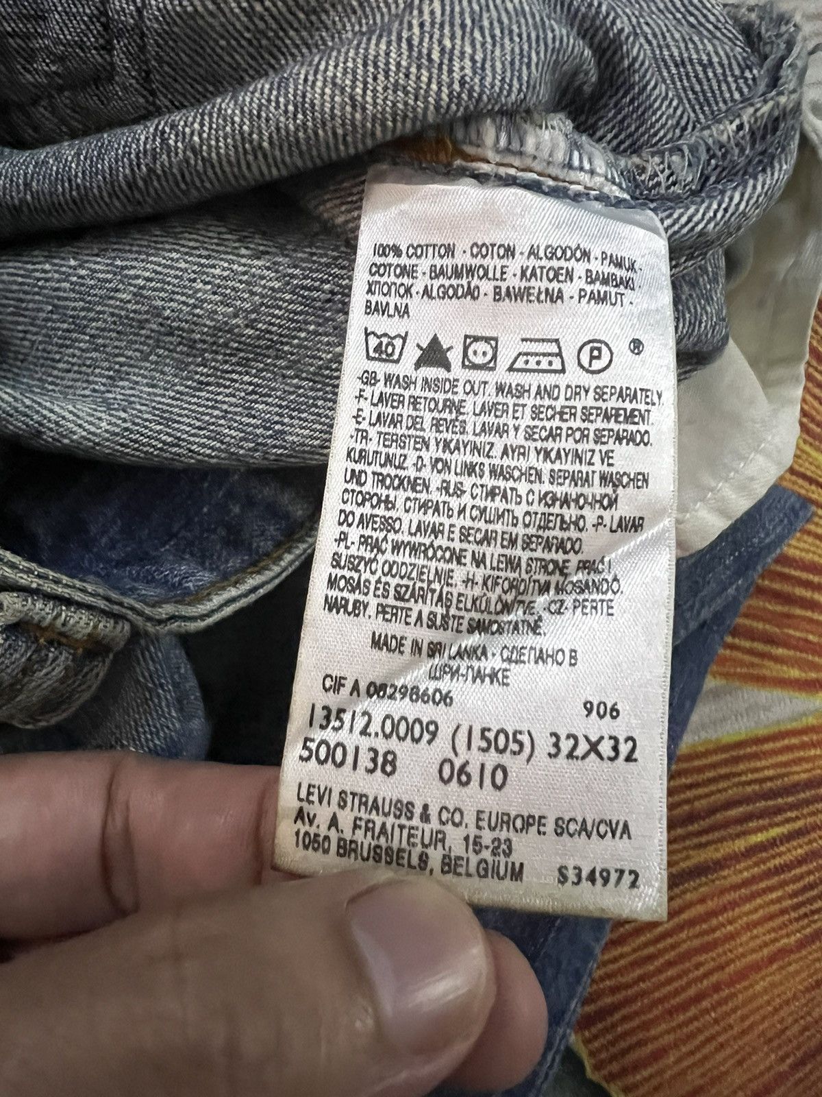 Levi's 💥FLARE💥VINTAGE LEVIS 512 DISTRESSED JEANS VERY RARE Size US 32 / EU 48 - 15 Thumbnail