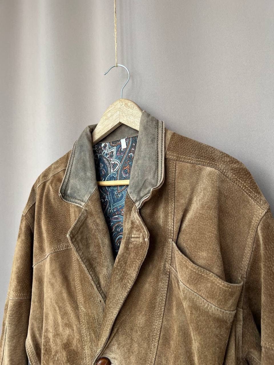 Other Spanish Genuine Vintage Leather Jacket Mens Size 48 M Size US M / EU 48-50 / 2 - 4 Thumbnail