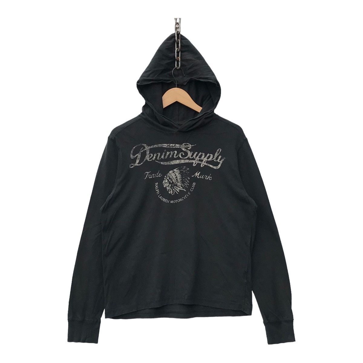 Denim & Supply Ralph Lauren Denim Supply Ralph Lauren Motorcycle Longsleeve Hoodie Shirt Size US M / EU 48-50 / 2 - 1 Thumbnail
