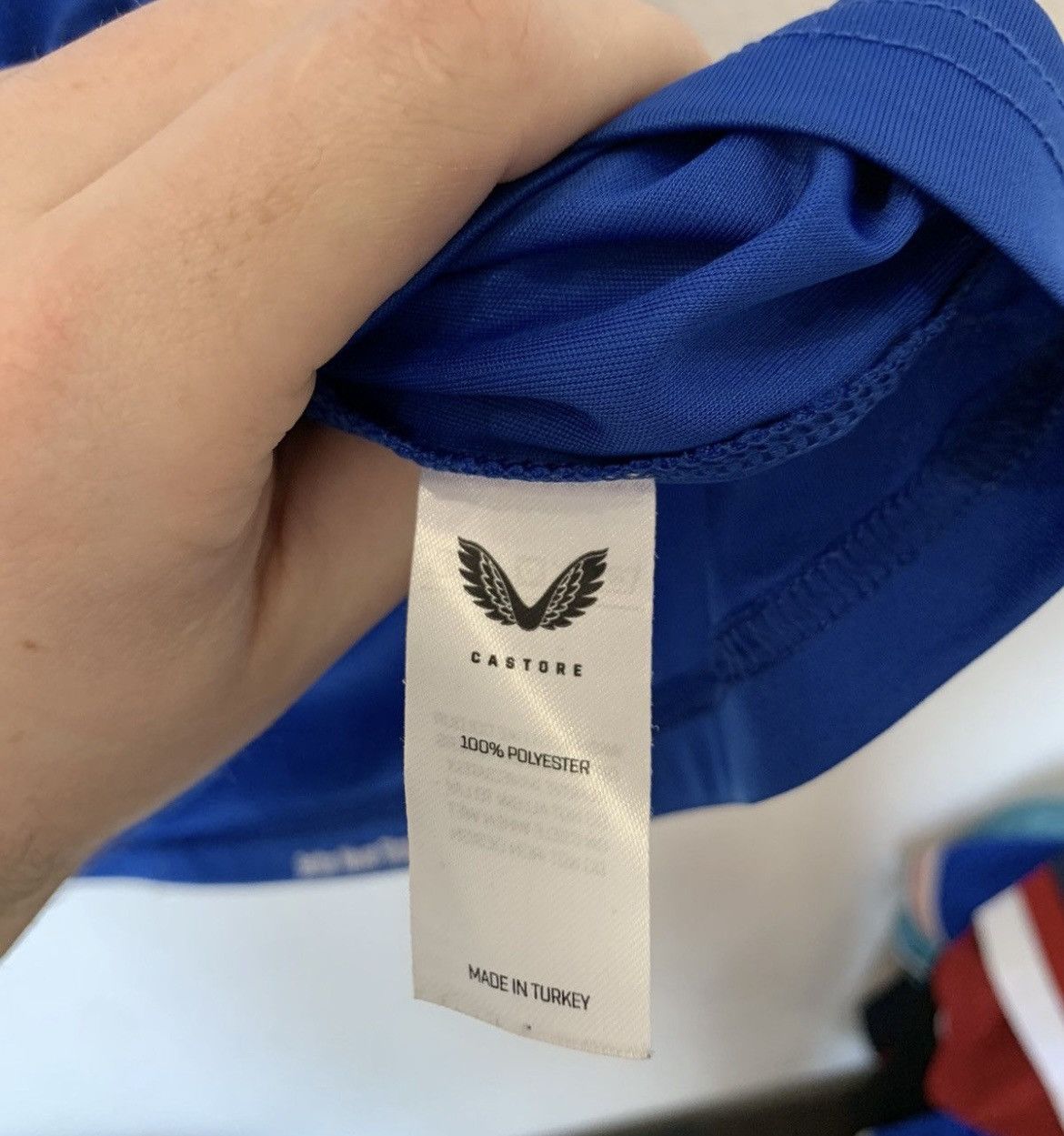 Castore RANGERS CASTORE 2020/2021 HOME KIT SOCCER JERSEY FOOTBALL Size US L / EU 52-54 / 3 - 6 Thumbnail