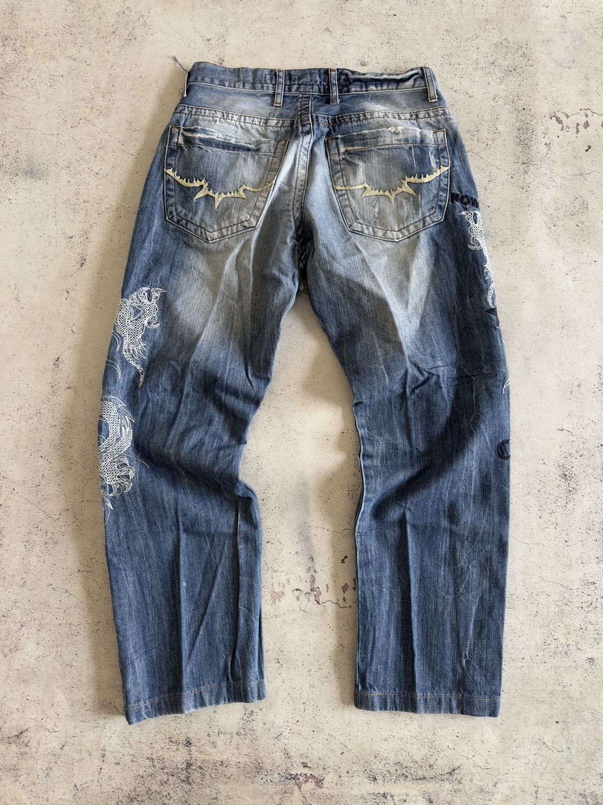 Other Cipo & Baxx Dragon Blue Denim Jeans Size 32/32 Size US 32 / EU 48 - 2 Thumbnail