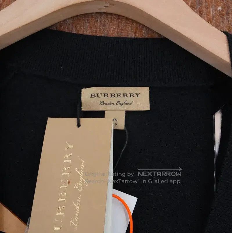 Burberry Burberry Black Wool Logo Long Cardigan. Size XS / US 0-2 / IT 36-38 - 3 Thumbnail