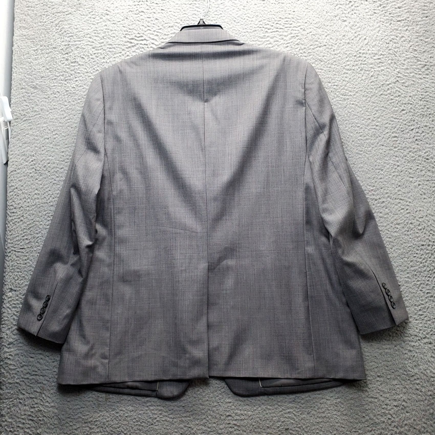 Joseph Joseph & Feiss Blazer Jacket Mens Size 46 Multicolor Check Notch Lapel Single Breasted Blazer Size 46R - 2 Thumbnail