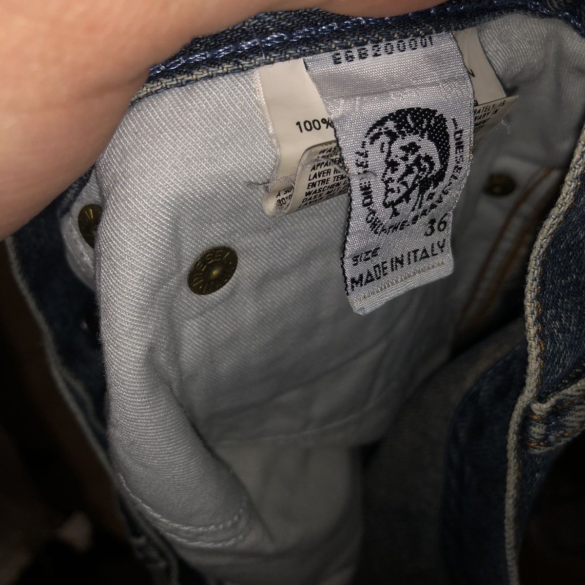 Diesel Vintage Blue Diesel Jeans Size US 36 / EU 52 - 10 Thumbnail