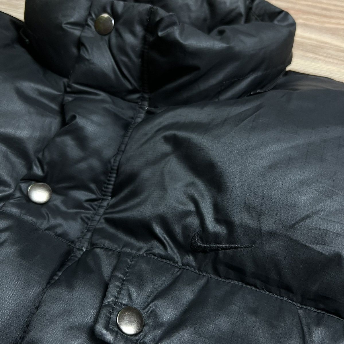 Nike 00s Nike Swoosh Vintage Drill Oversized Puffer Down Jacket Size US XL / EU 56 / 4 - 5 Thumbnail