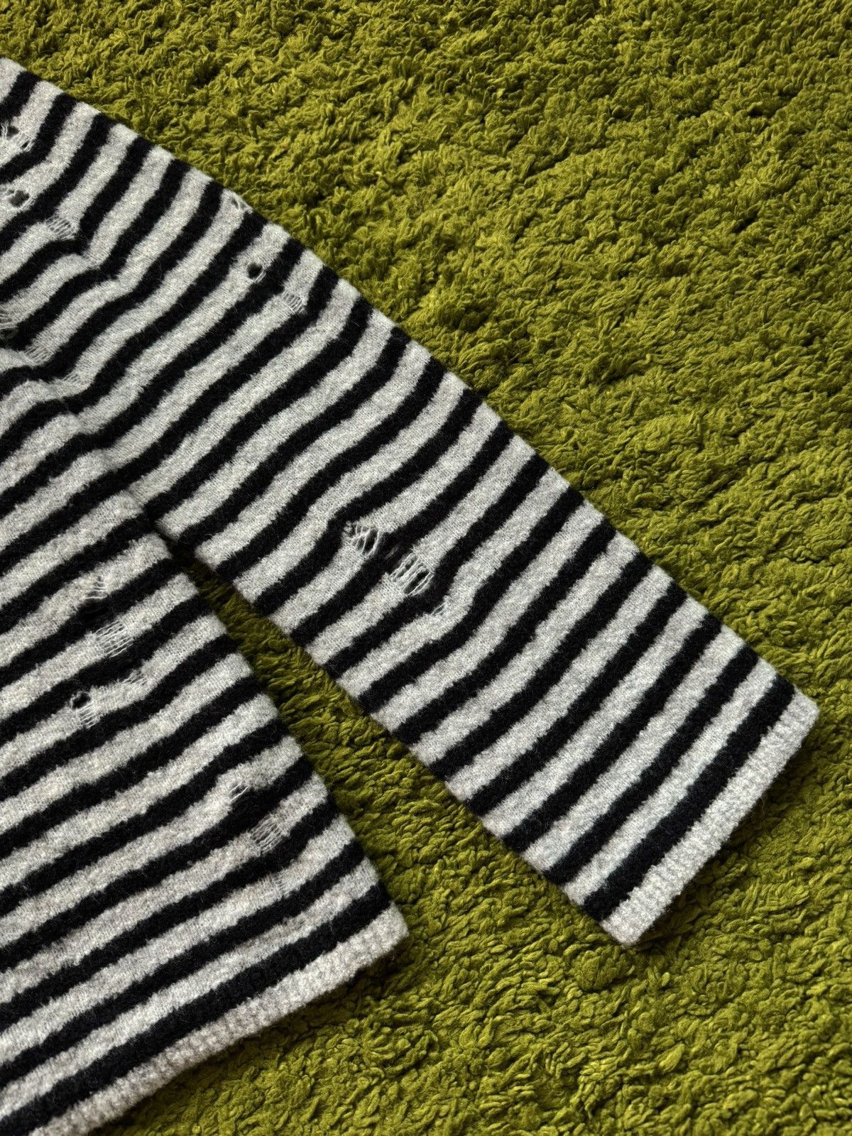 Allsaints Allsaints avant garde striped factory distressed sweater Size US XS / EU 42 / 0 - 5 Thumbnail