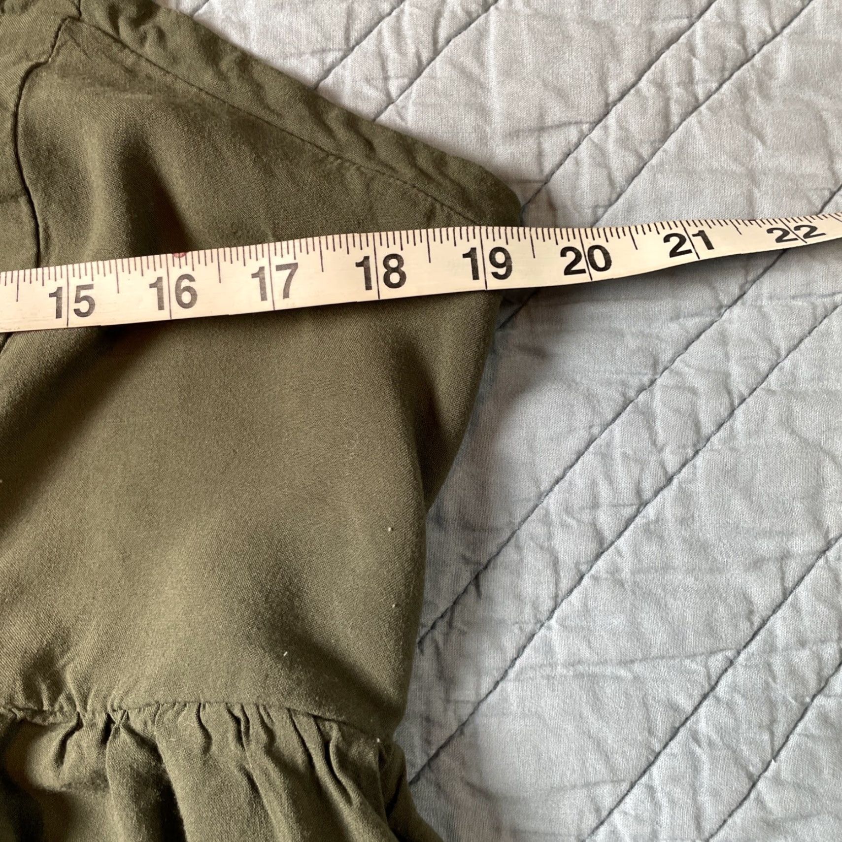 Torrid Torrid Sundress Olive Green Pockets Adjustable Straps Smocked Back Midi 100% Cotton Sleeveless Plus Size 1 Womens Size XS / US 0-2 / IT 36-38 - 5 Thumbnail