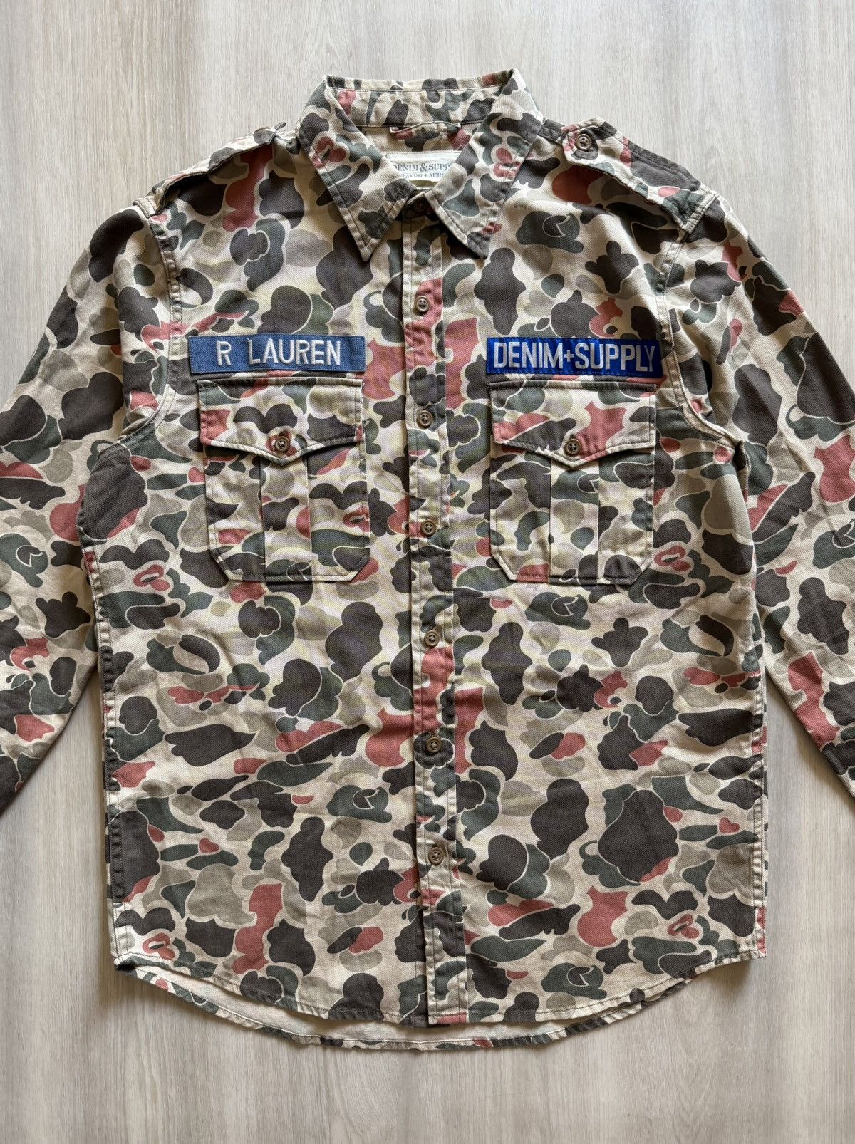 Polo Ralph Lauren Ralph Lauren Denim Supply USRL Duck Camo Patchwork Sz M Size US M / EU 48-50 / 2 - 2 Thumbnail