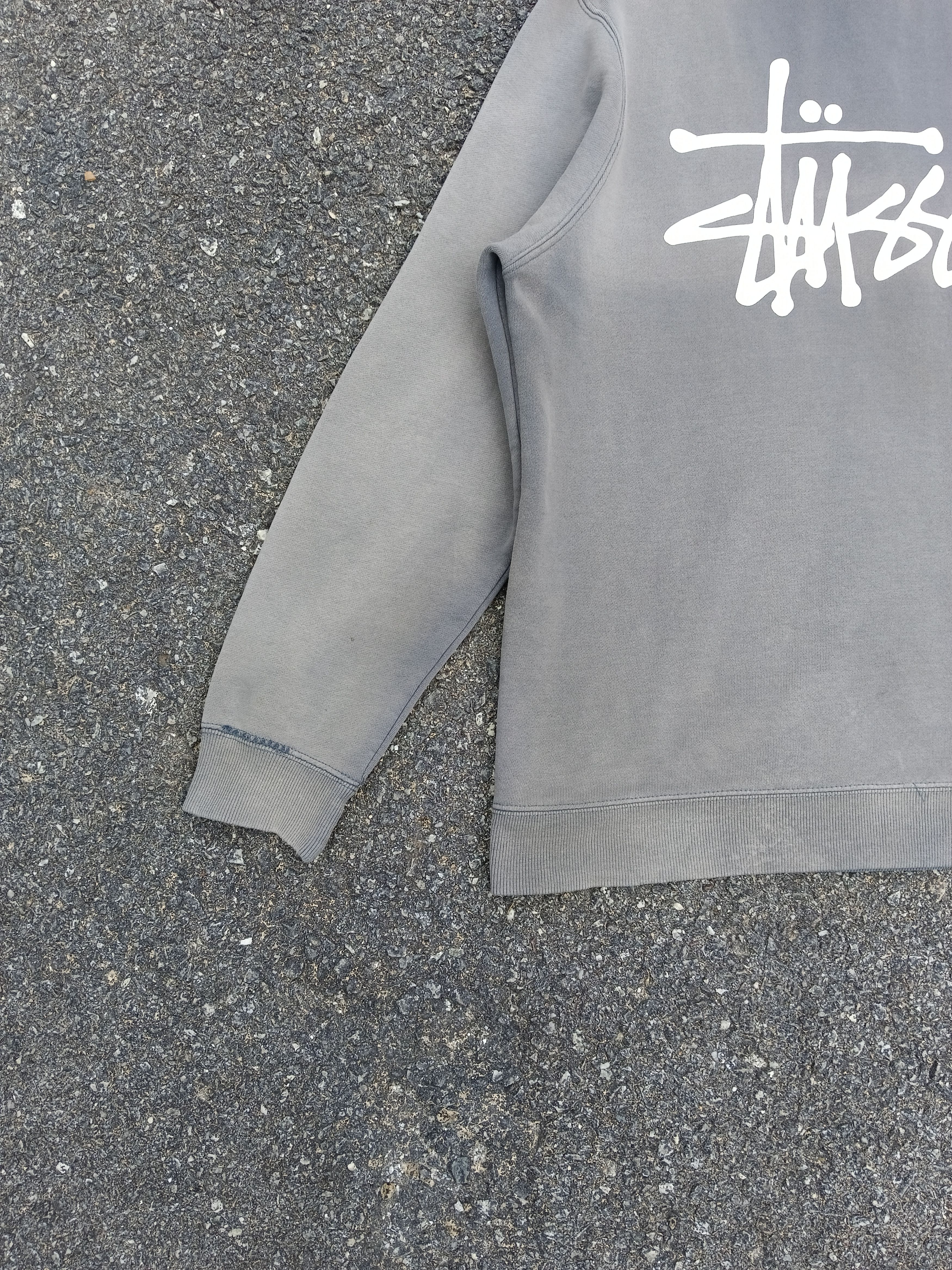 Stussy THRASH FADED STUSSY SPELLOUT BACK PRINT HOODED Size US M / EU 48-50 / 2 - 7 Thumbnail