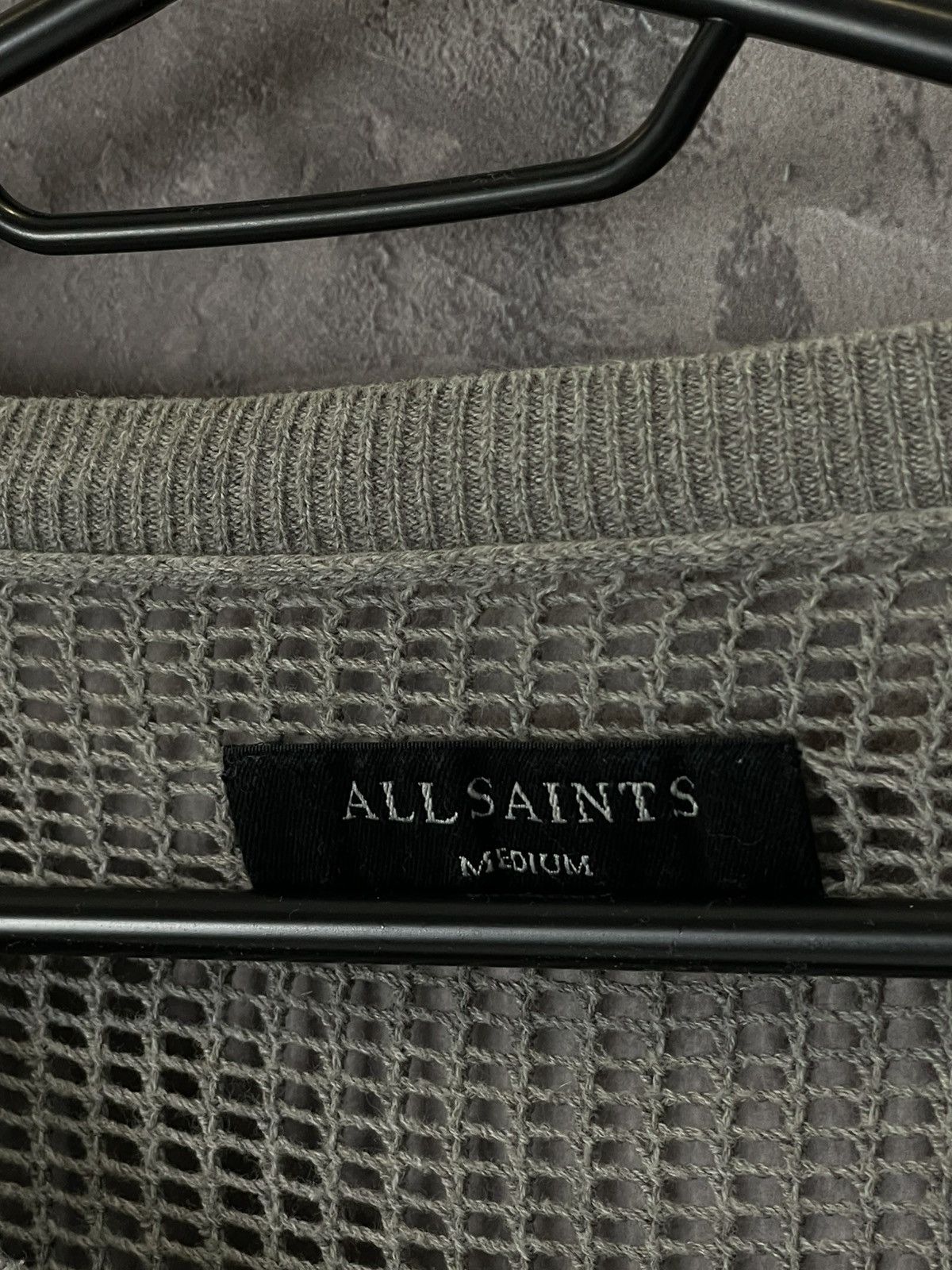 Other Allsaints Sweater waffle Size M Rare Knitwear Size US M / EU 48-50 / 2 - 8 Thumbnail