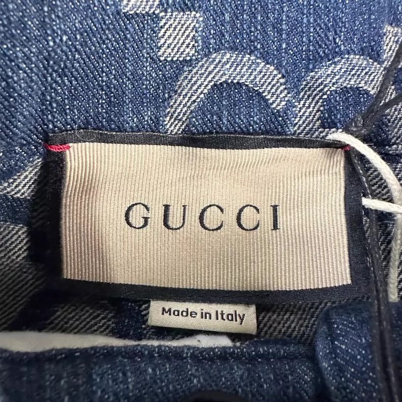 Gucci Gucci Double G full-print mid-waist casual shorts 2504-Next Size 24" / US 00 / IT 34 - 3 Thumbnail