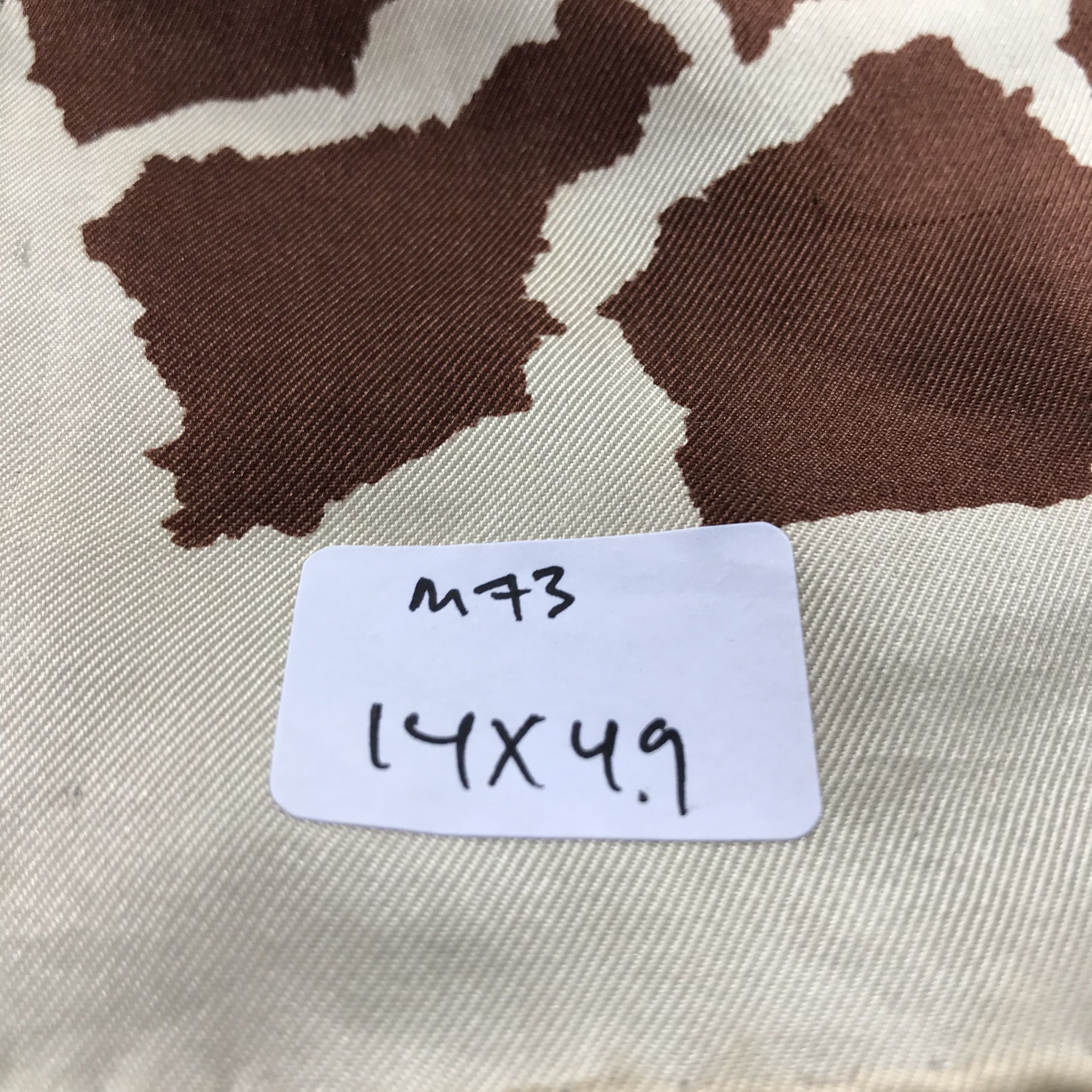 Hanae Mori Vintage Hanae Mori Giraffe Spots Stole Silk Scarf M73 Size ONE SIZE - 12 Thumbnail
