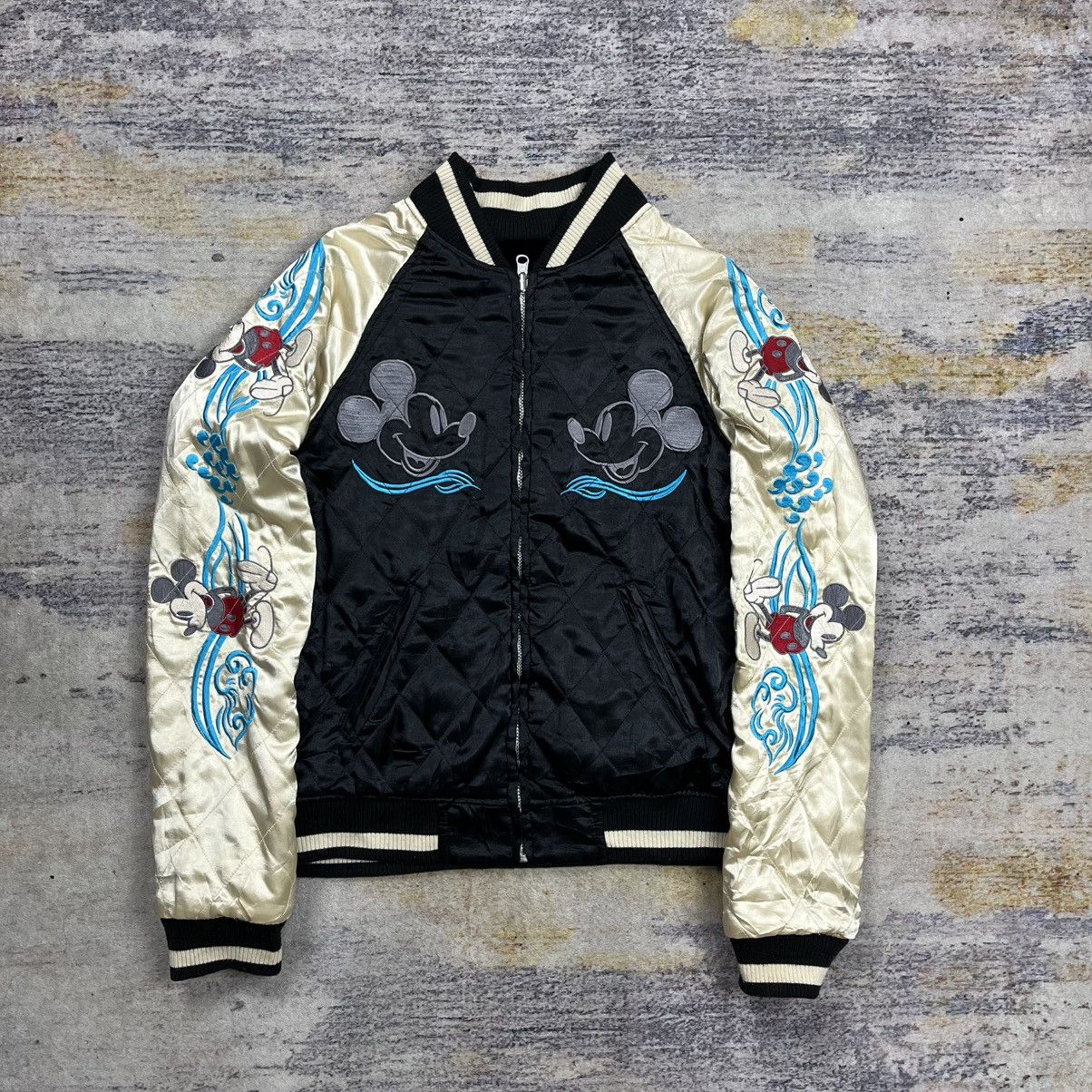Disney Vintage 90s Disney velvet reversible souvenir sukajan jacket Size M / US 6-8 / IT 42-44 - 4 Thumbnail