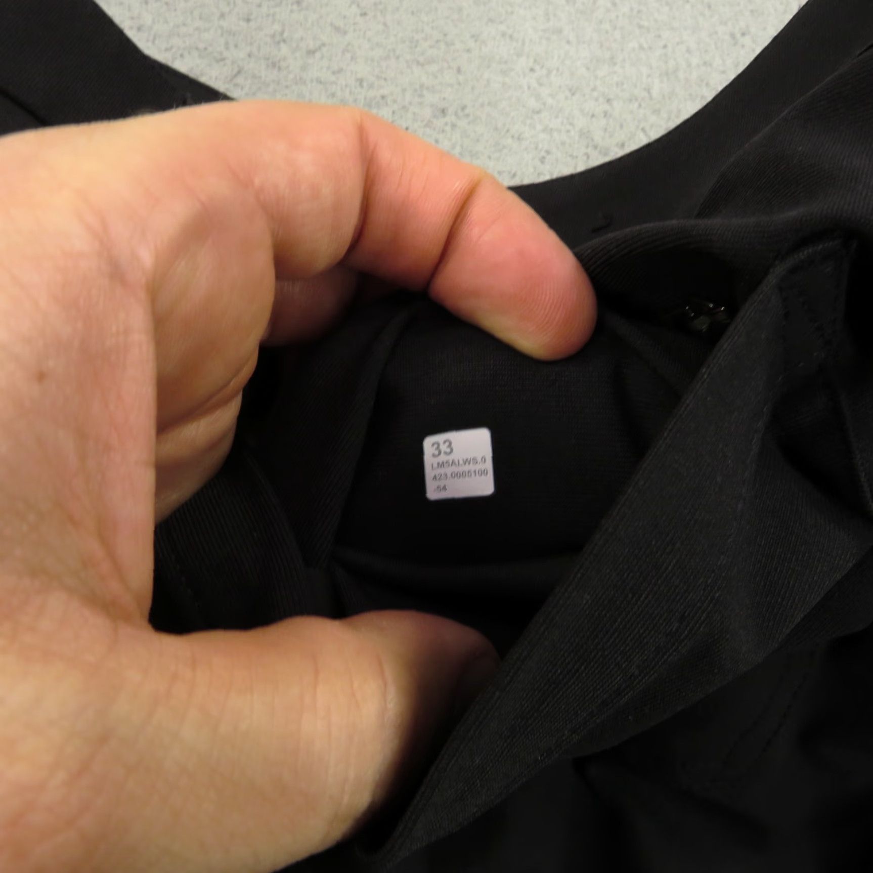 Lululemon Lululemon ABC Pant Slim Fit Warpstreme Black 5 Pocket Chinos Pants 33x30 Men Size US 33 - 4 Thumbnail