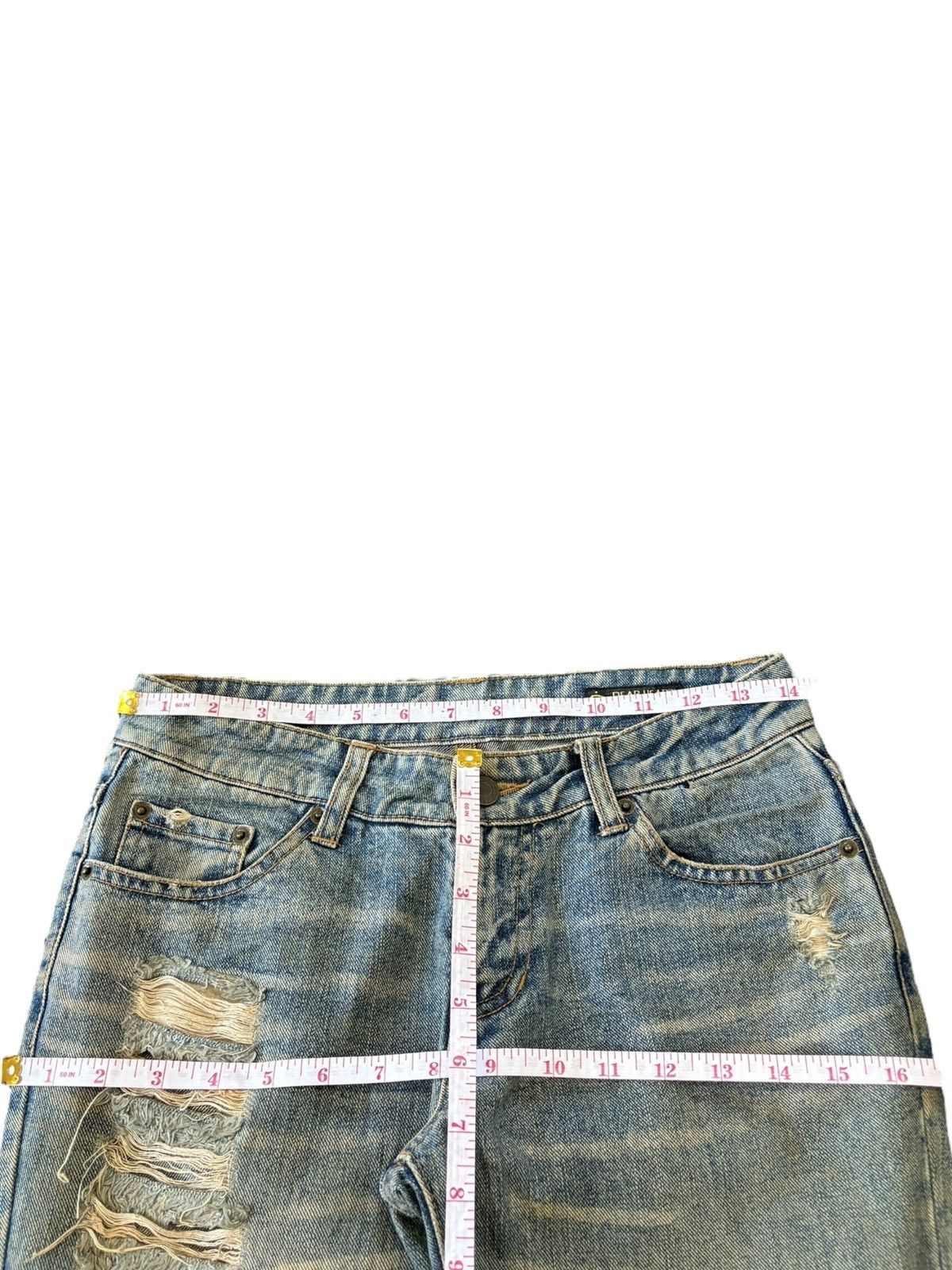 Hysteric Glamour Vintage Japanese Brand Mud Wash Distressed Flare Jeans Size US 28 / EU 44 - 10 Thumbnail