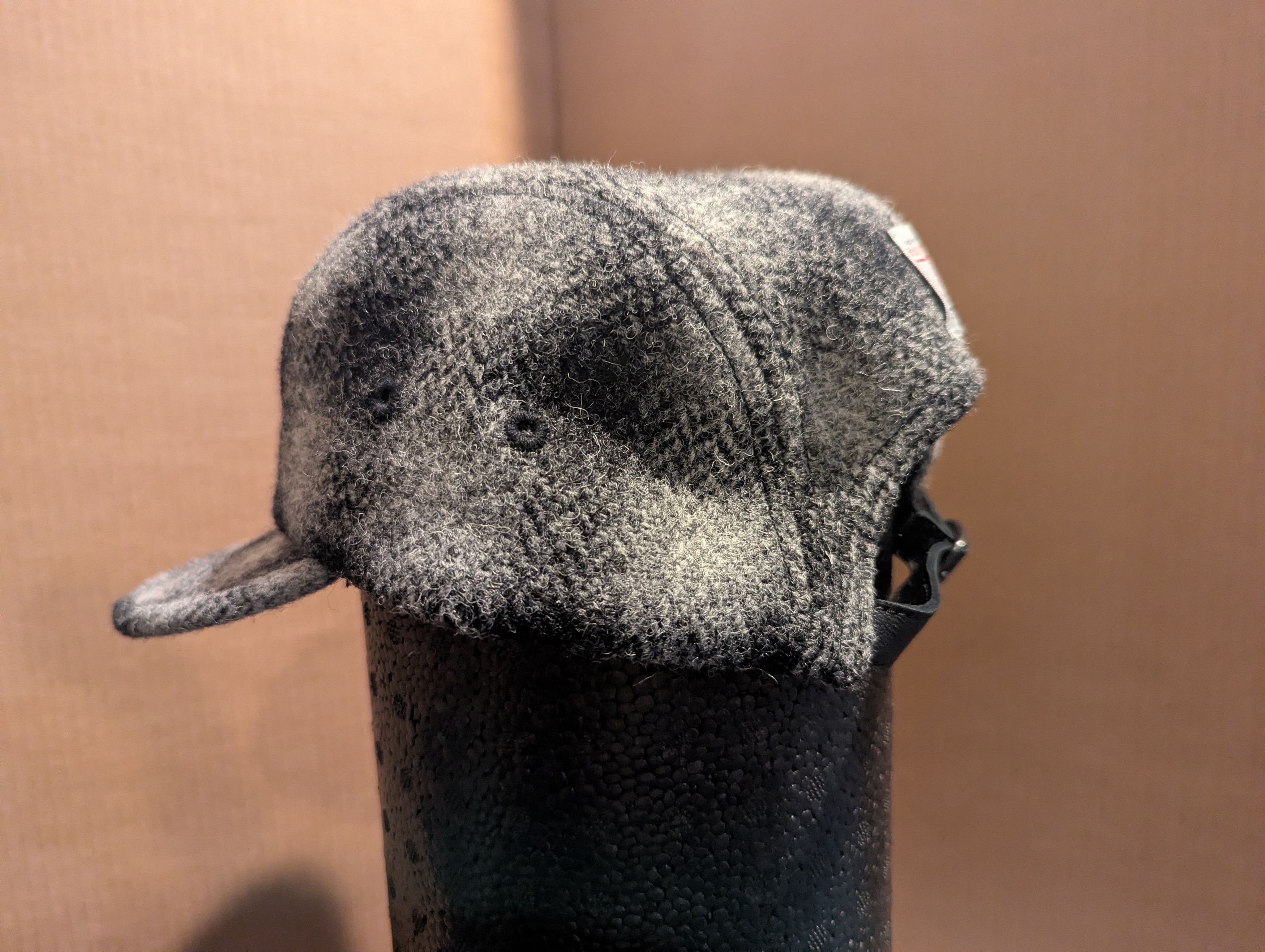 Harris Tweed × Supreme Supreme Harris Tweed® Camp Cap in Grey Size ONE SIZE - 3 Thumbnail