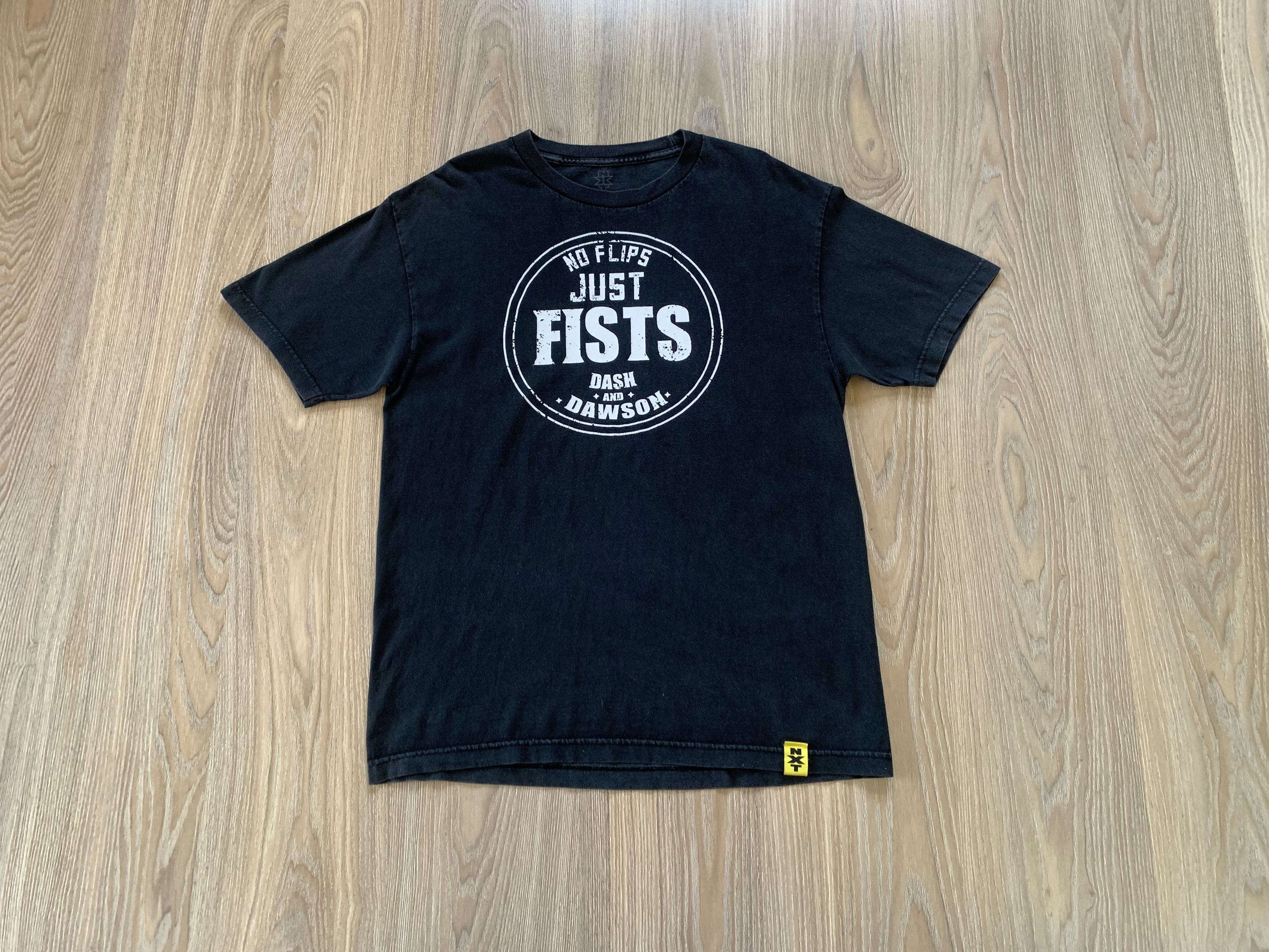 WWE Vinatage The Revival No Flips Just Fists Authentic T-Shirt Size US L / EU 52-54 / 3 - 1 Thumbnail