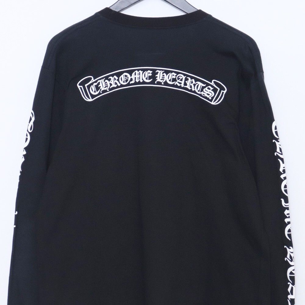 CHROME HEARTS Long Sleeve T-Shirt Cut and Sew
