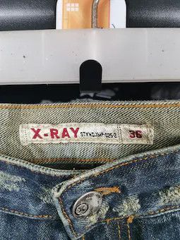 If Six Was Nine Vintage Japanese Brand X-ray Loose Straight Jeans Size US 36 / EU 52 - 6 Thumbnail