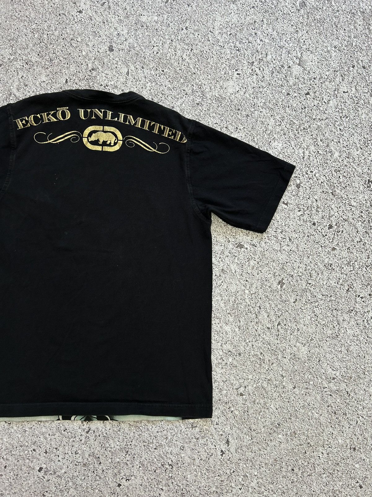 Ecko Unltd. × Vintage Ecko Unlimited All Over Print Like Ed Hardy Y2K Hype Tee Size US M / EU 48-50 / 2 - 8 Thumbnail