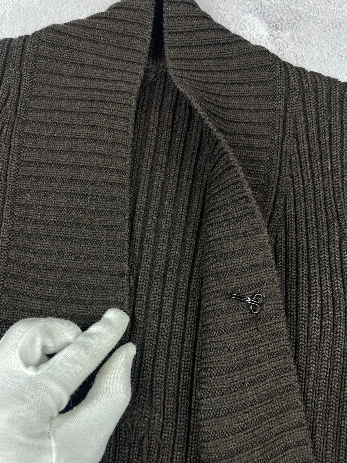 FUZZI × Jean Paul Gaultier × Vintage Vintage Jean Paul Gaultier Fuzzi Knitted Cardigan-Sweater Size M / US 6-8 / IT 42-44 - 18 Thumbnail