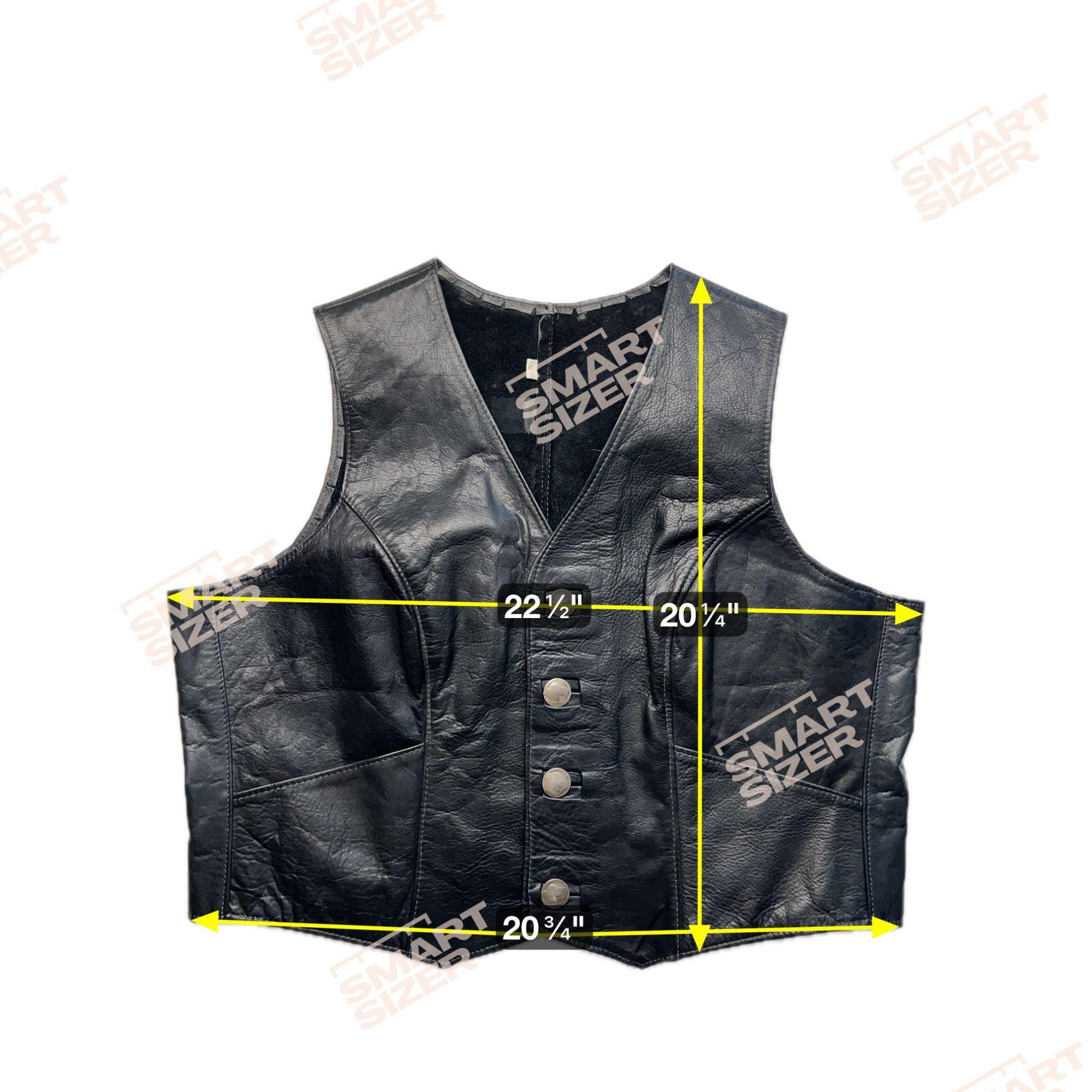 Other Buffalo Nickel Leather Biker Vest Size US XL / EU 56 / 4 - 10 Thumbnail