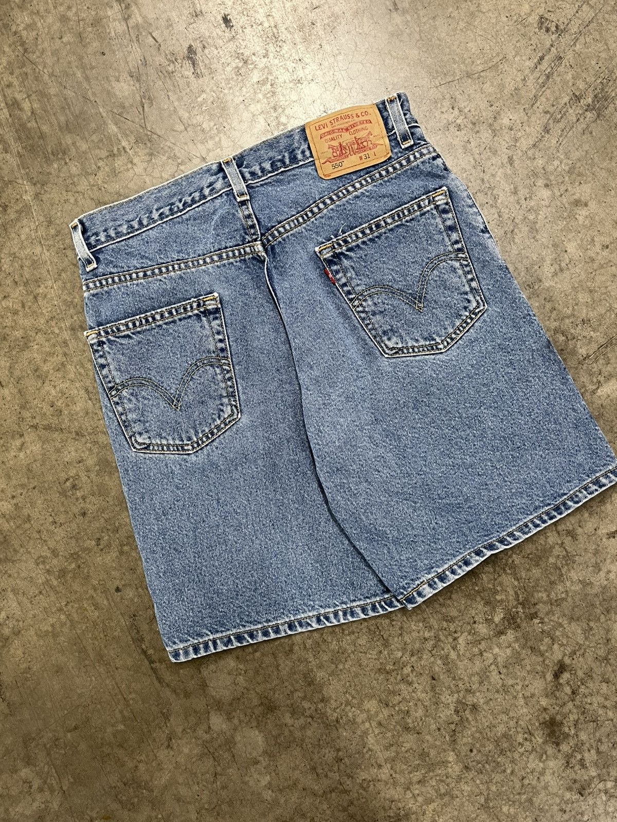 Levi's Levis vintage 550 jorts streetwear hype baggy summer Size US 30 / EU 46 - 3 Thumbnail