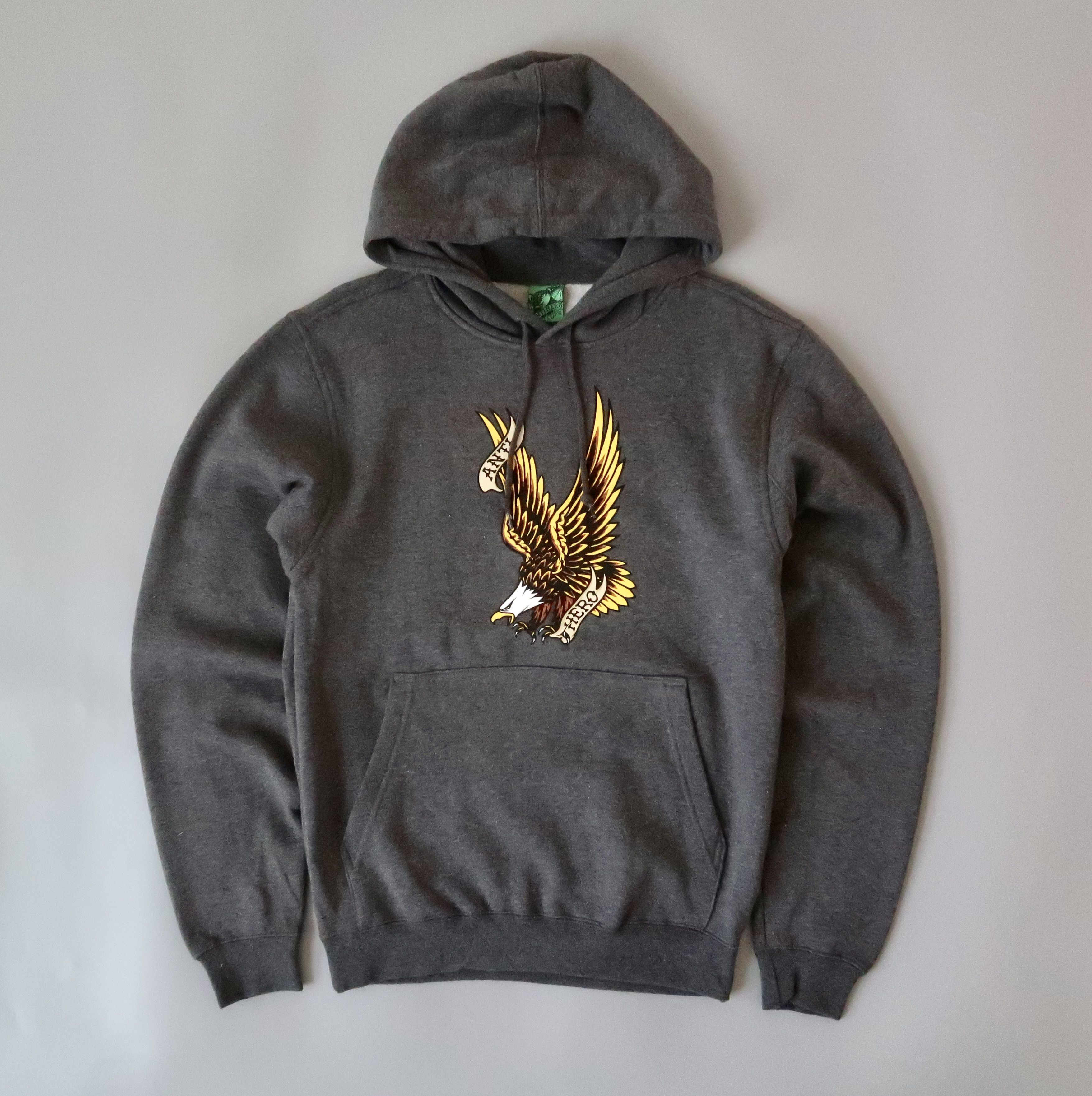 Antihero 2000's ANTIHERO eagle logo hoodie heather charcoal S Size US S / EU 44-46 / 1 - 3 Thumbnail