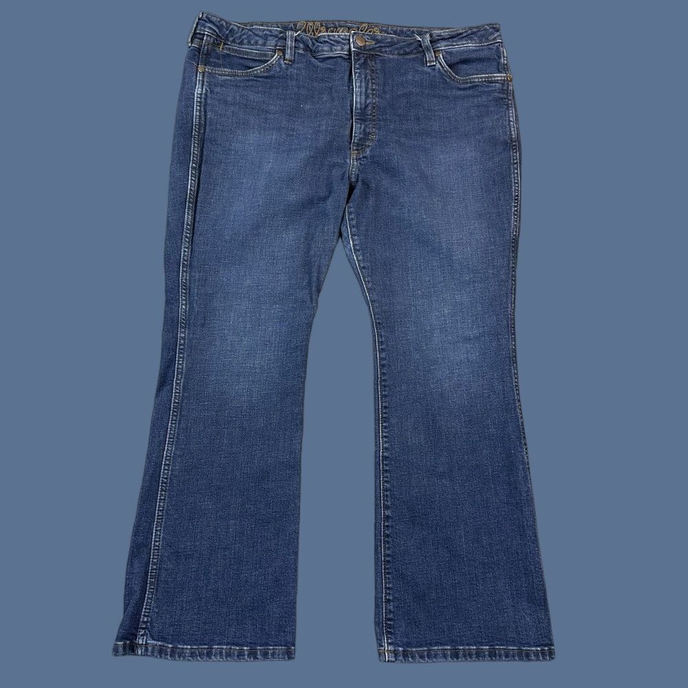 Wrangler Wrangler Jeans Women’s 40x29 Dark Wash High Rise Slim Bootcut Cowgirl Stretch Size 27" / US 4 / IT 40 - 1 Thumbnail