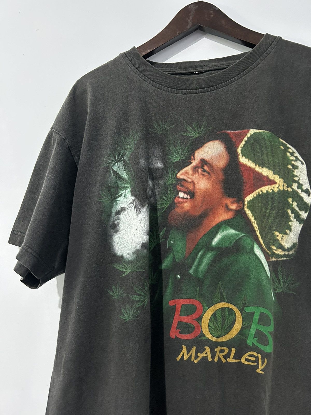 Band Tees × Bob Marley × Rap Tees 90s Bob Marley Rap Tees Size US XL / EU 56 / 4 - 2 Thumbnail