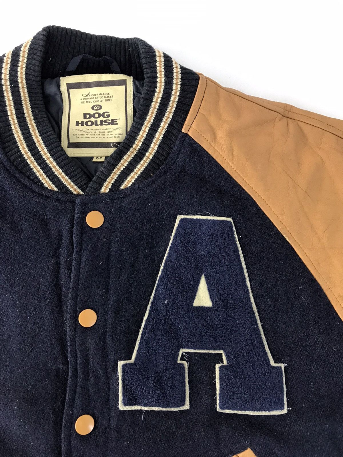 Genuine Leather Dog House Griffey 24 Simple Varsity Jacket Leather Sleeve Size US L / EU 52-54 / 3 - 4 Thumbnail