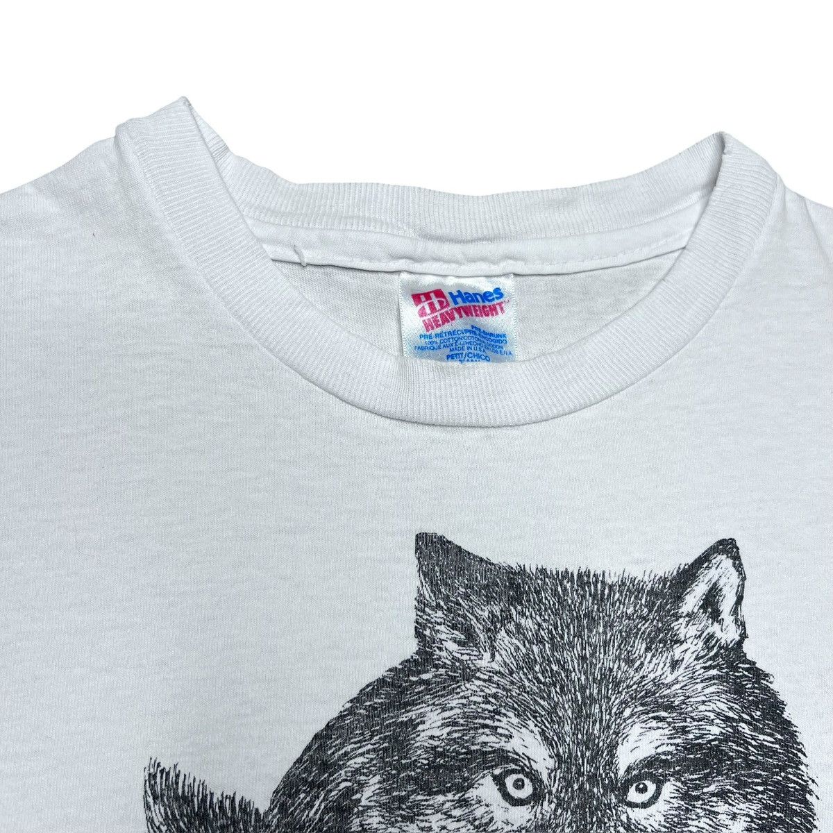 Other Vintage 1990 Wolf Losing Ground Human-i-Tees Graphic T-Shirt Size US S / EU 44-46 / 1 - 9 Thumbnail