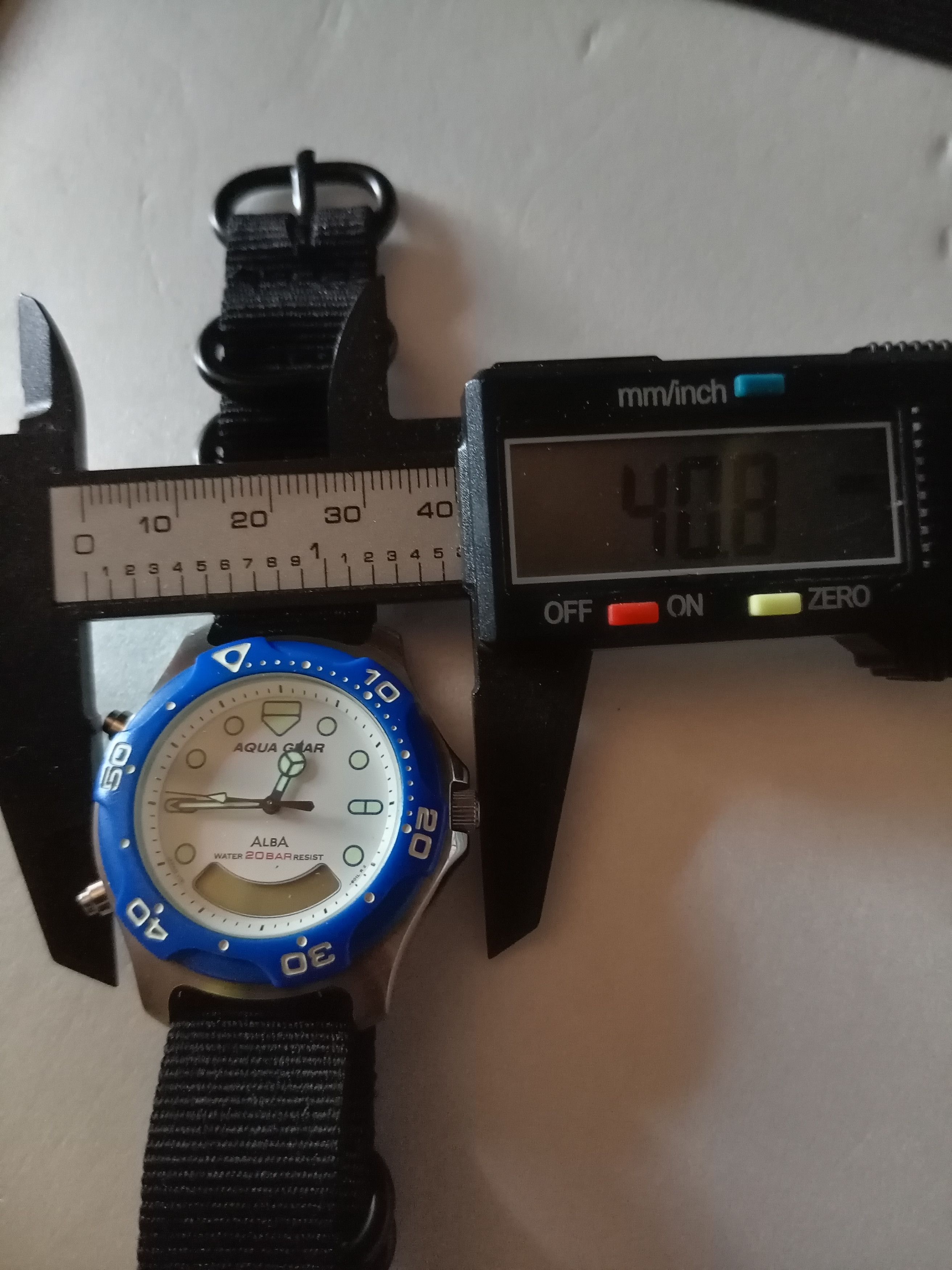 ALBA × Japanese Brand × Seiko Seiko aqua gear watch anadigi Size ONE SIZE - 7 Thumbnail