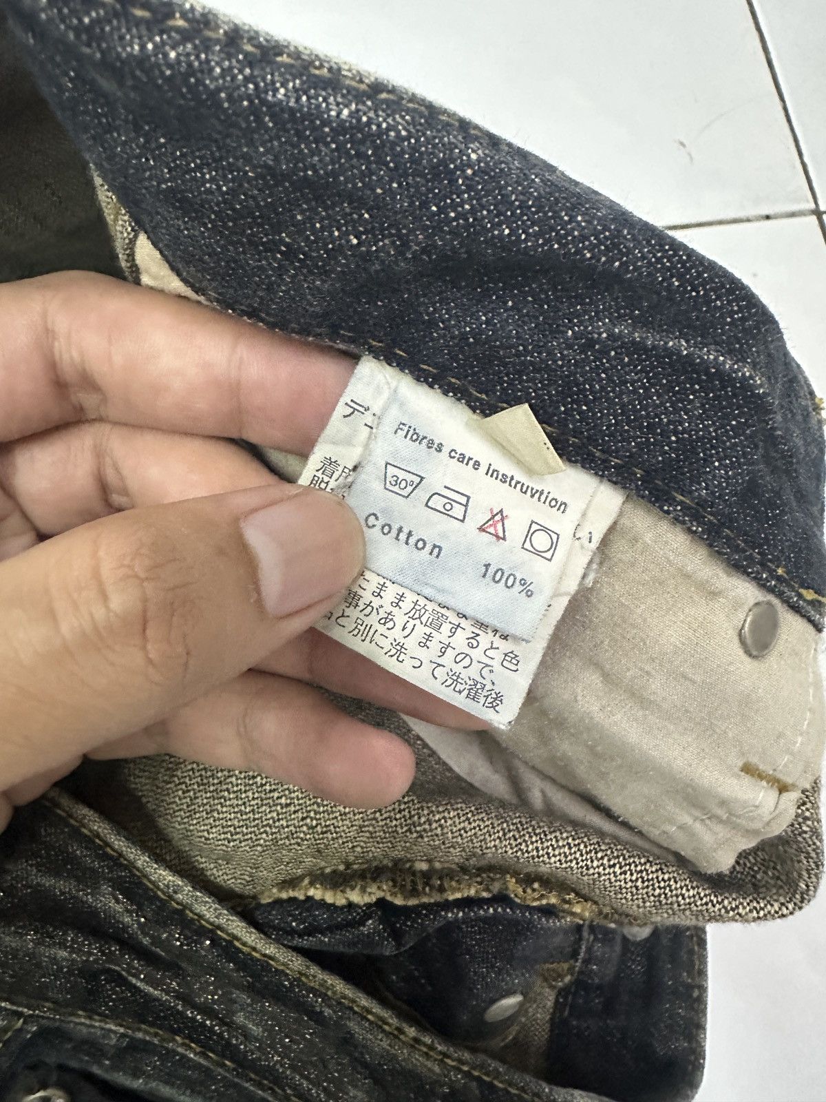 Japanese Brand × Vintage Vintage Japanese LAGUST Distressed Mud Wash Flare Jeans Size US 32 / EU 48 - 9 Thumbnail