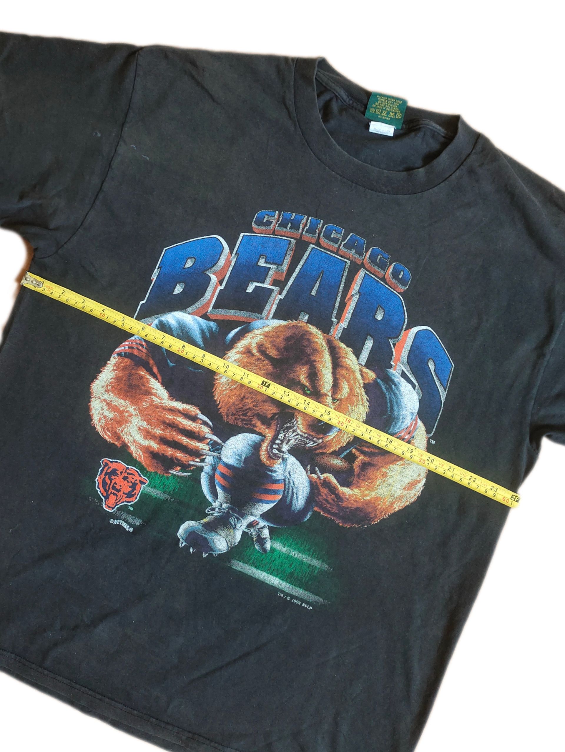 Lee × NFL × Vintage Vintage Chicago Bears Full Logo 90's T-shirt Size US XL / EU 56 / 4 - 11 Thumbnail