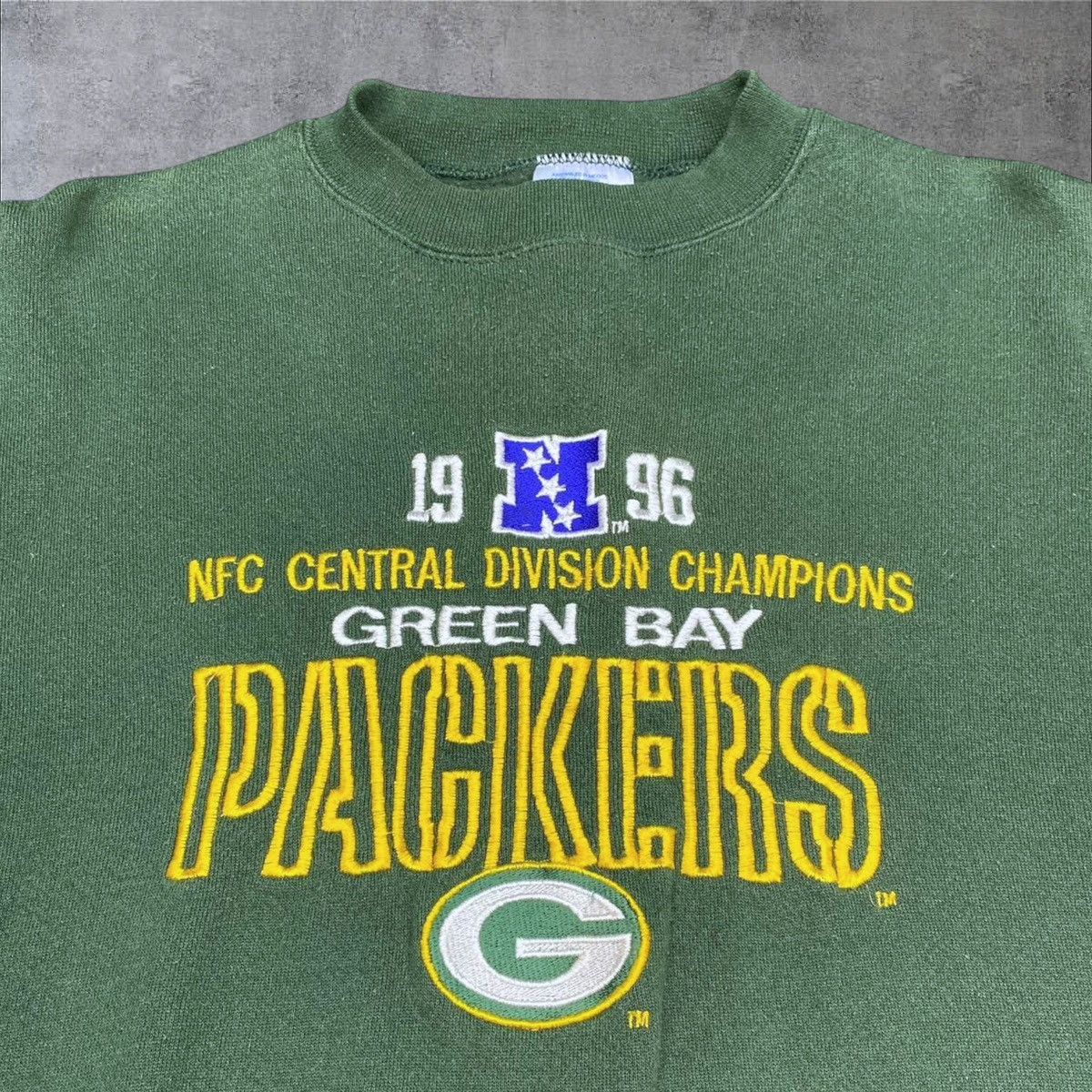 Logo 7 × Vintage Vintage Green Bay Packers Sweatshirt Size US XL / EU 56 / 4 - 3 Thumbnail