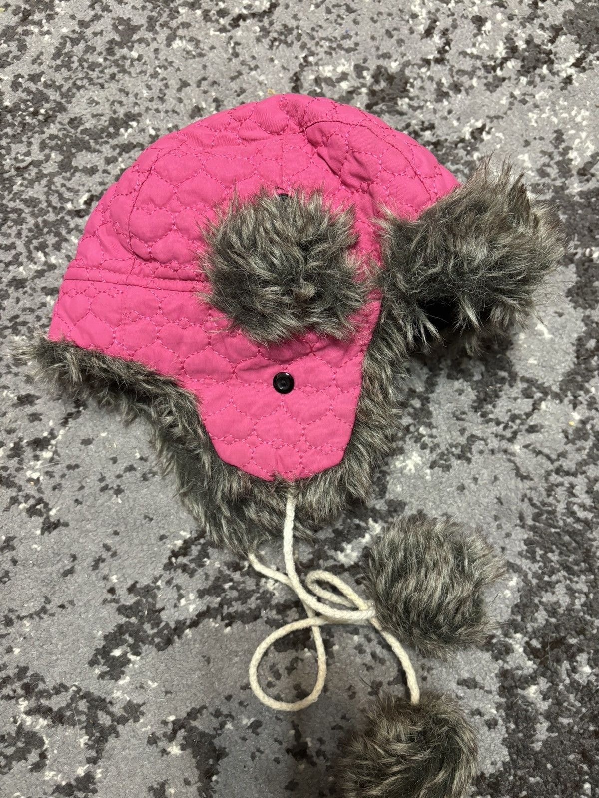 Japanese Brand × Vintage Japanese Vintage Parallel Fur Alt Emo Trapper Ear Hat Size ONE SIZE - 1 Thumbnail