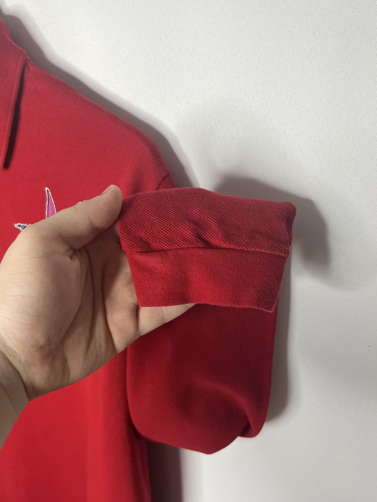 Lacoste 🐊Lacoste Luxury by Jean Paul Goude Long Sleeve Polo Shirt🐊 Size US L / EU 52-54 / 3 - 6 Thumbnail