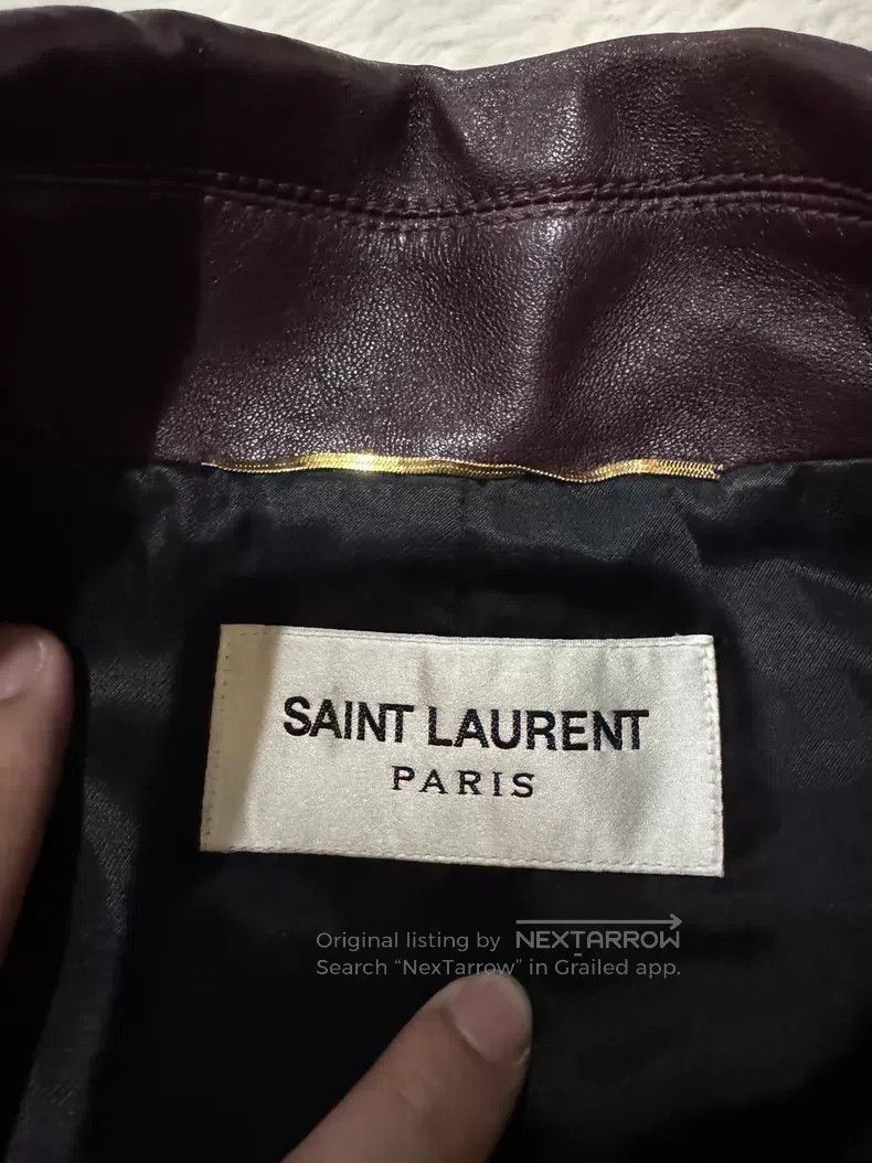Saint Laurent Paris Saint Laurent Paris Short Sheepskin Leather Jacket Size XS / US 0-2 / IT 36-38 - 8 Thumbnail