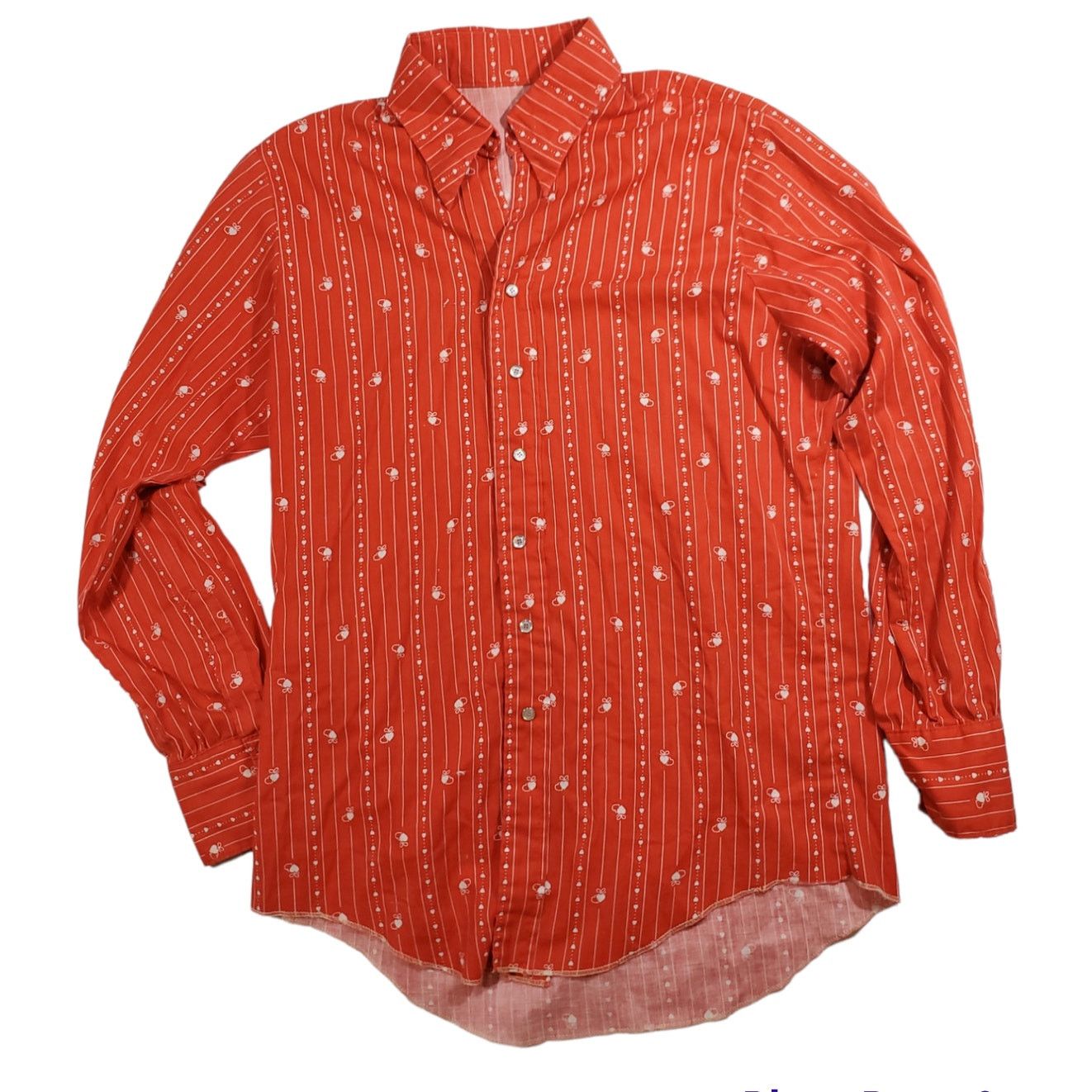Other Vintage, Hand Crafted, Hearts, Men's Shirt | Size L or XL Size US L / EU 52-54 / 3 - 1 Thumbnail