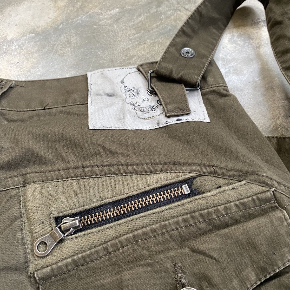 PPFM 2000s PPFM Cargo Punk Style Bondage Multipocket Pants Size US 30 / EU 46 - 12 Thumbnail