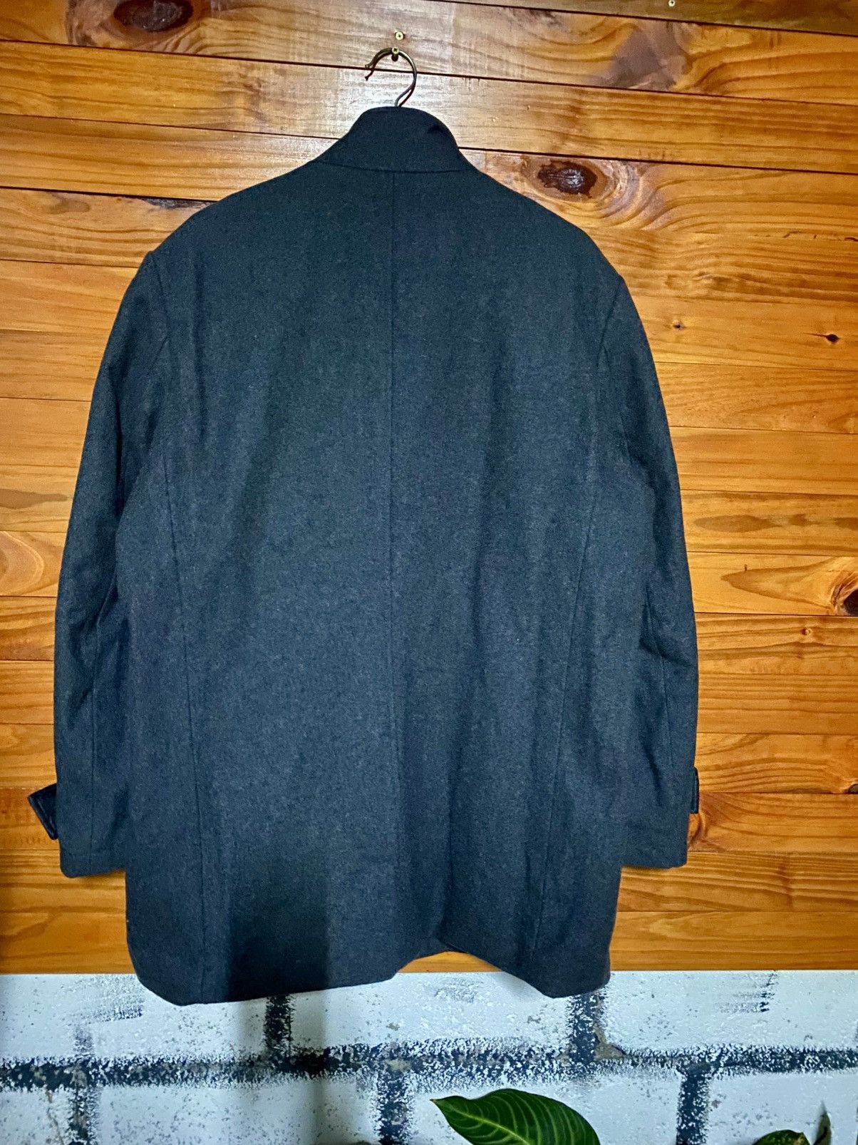Andrew Marc Marc New York by Andrew Marc Charcoal Wool-Blend Overcoat Size US L / EU 52-54 / 3 - 11 Thumbnail