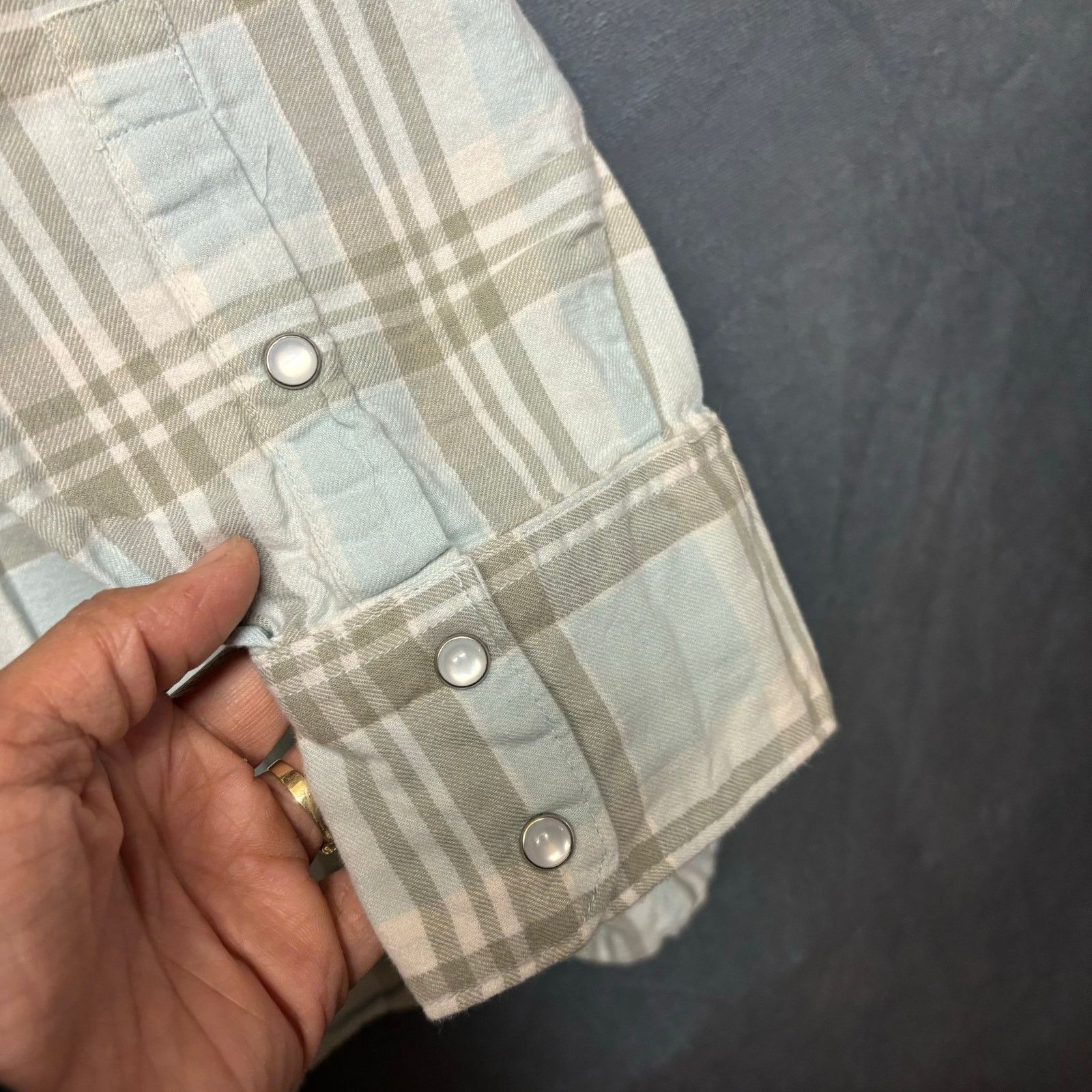 Levi's Levi’s Flannel Plaid Western Shirt Pearl Snaps Men’s XL Size US XL / EU 56 / 4 - 9 Thumbnail