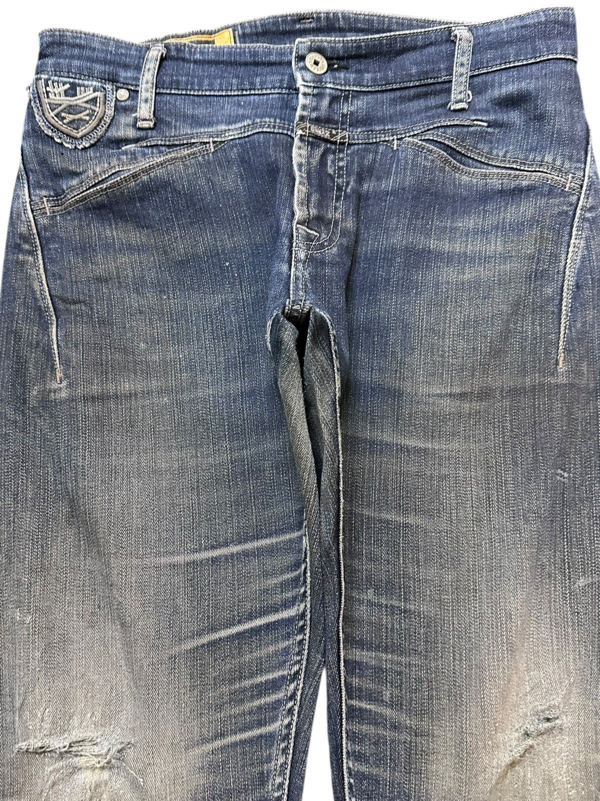 Marithe + Francois Girbaud Vintage Le Jean De Marithe Francois Girbaud Mudwash Denim Size US 30 / EU 46 - 2 Thumbnail