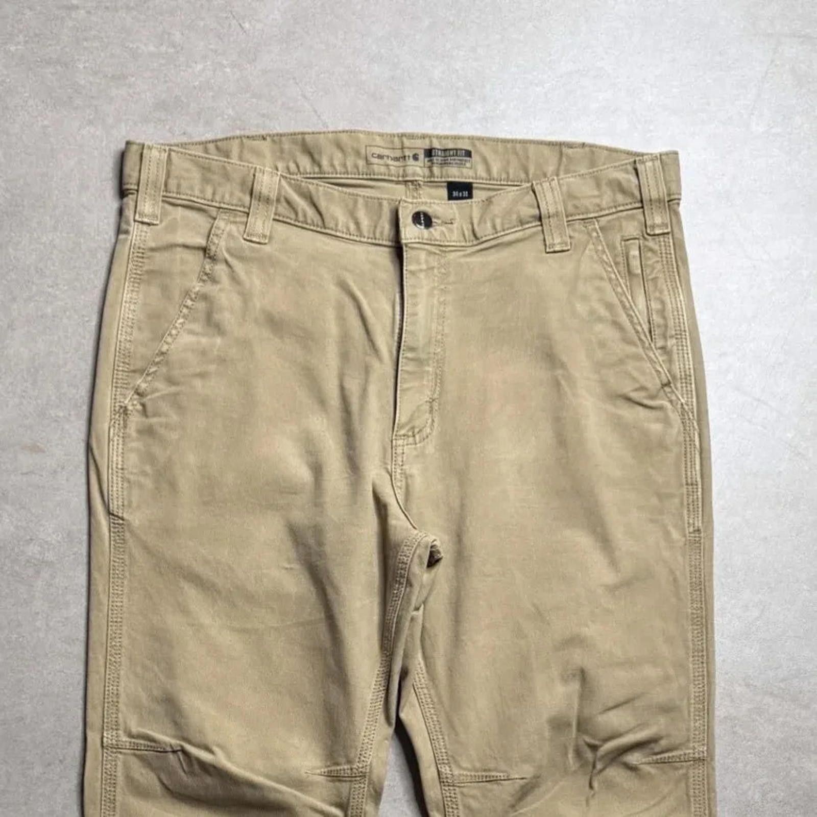 Carhartt Vintage Carhartt Beige Pants - 34x30 Size US 34 / EU 50 - 3 Thumbnail
