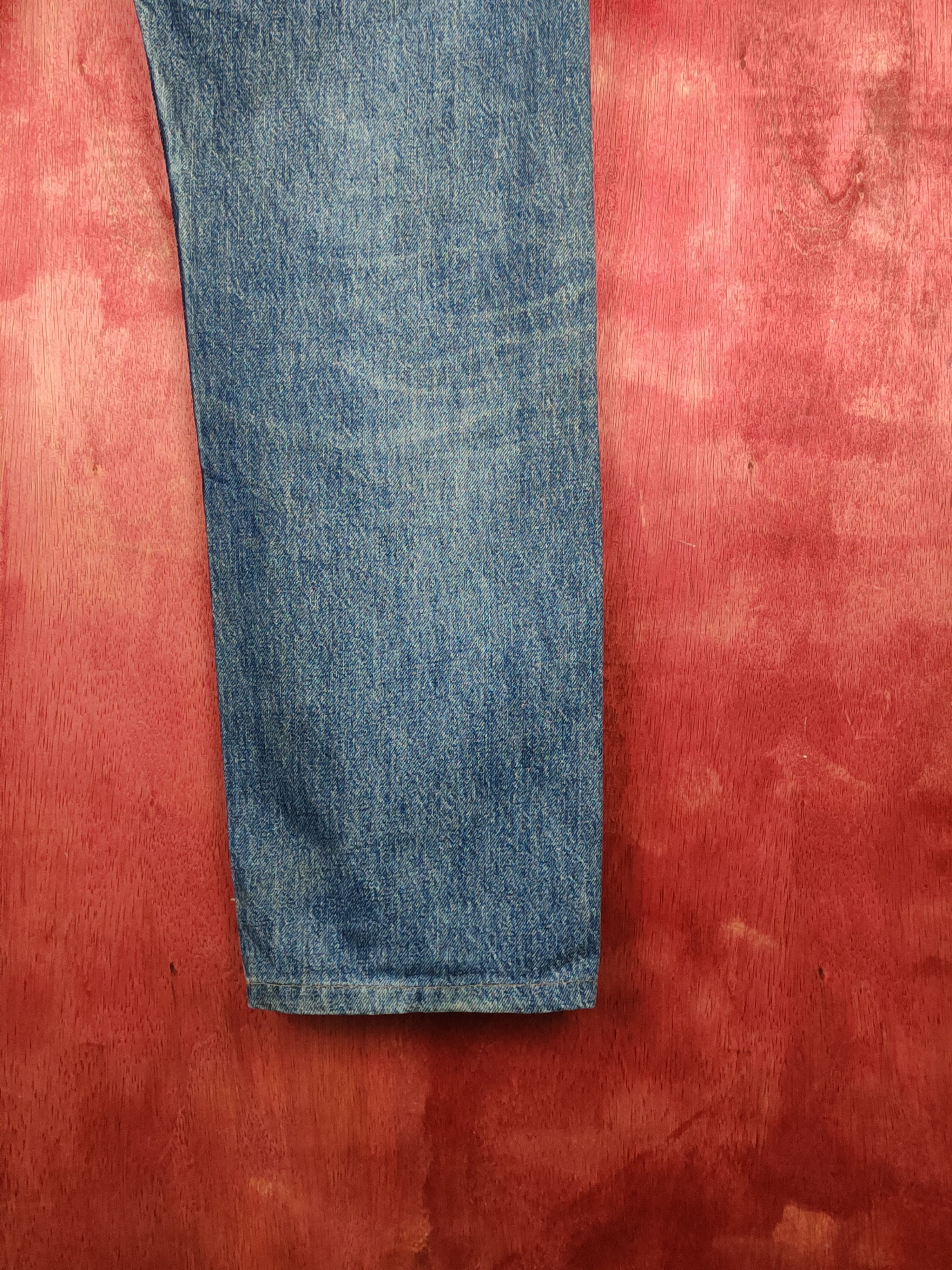 Japanese Brand Uniqlo Blue Faded Distressed Ripped Jeans #S1641 Size US 32 / EU 48 - 12 Thumbnail